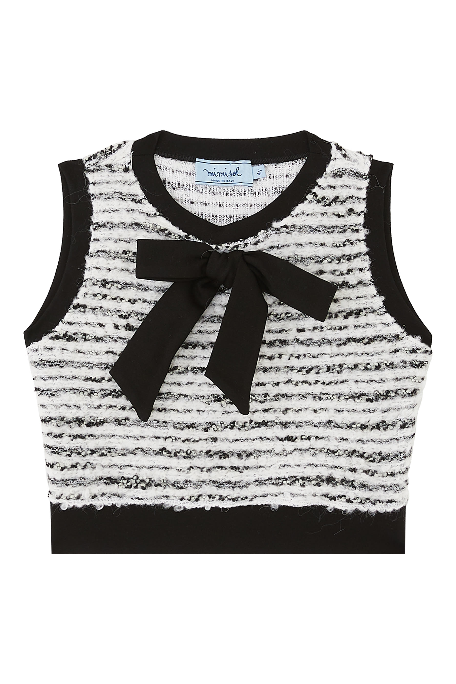 Kids Trimmed Knit Vest