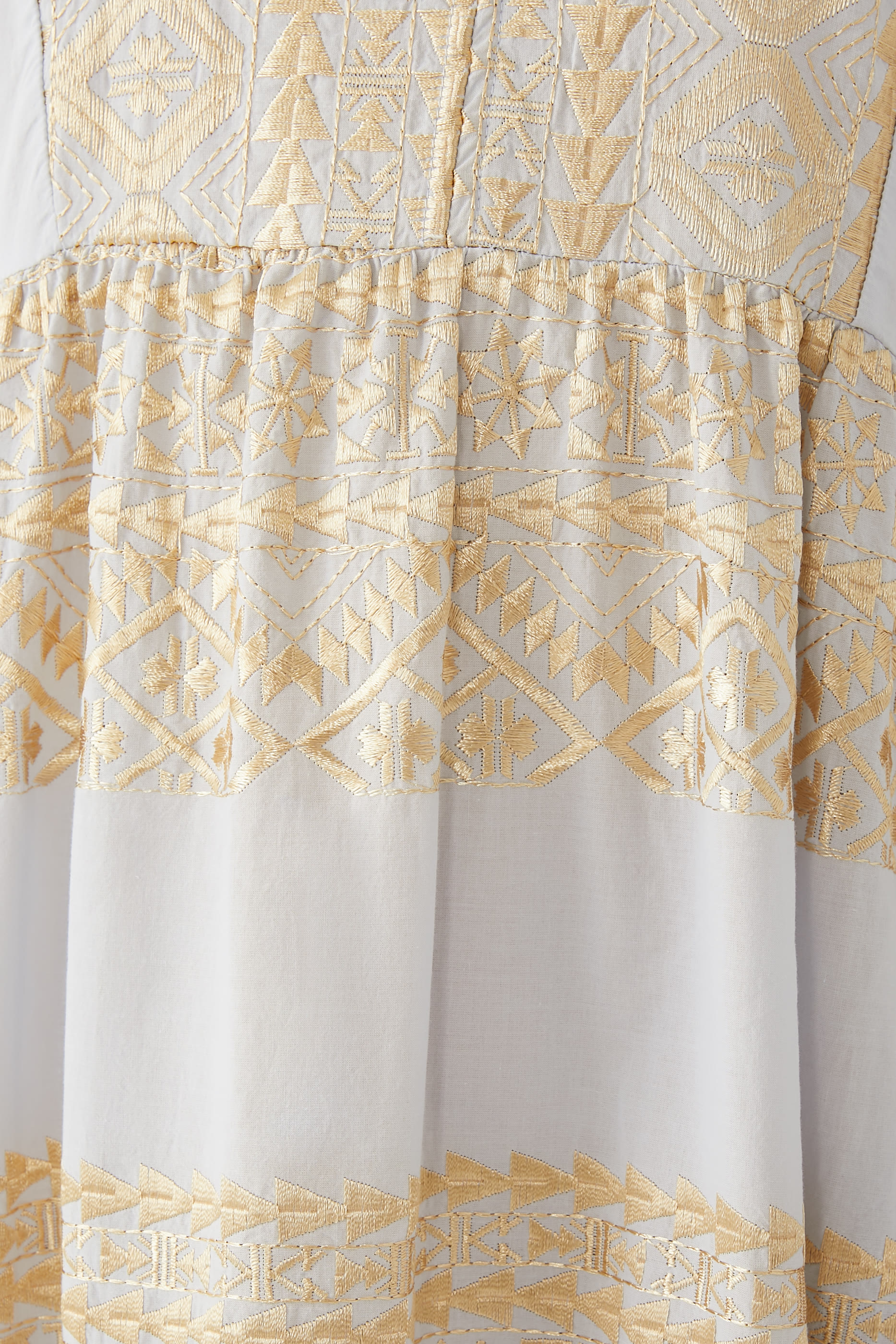 Embroidered Midi Dress