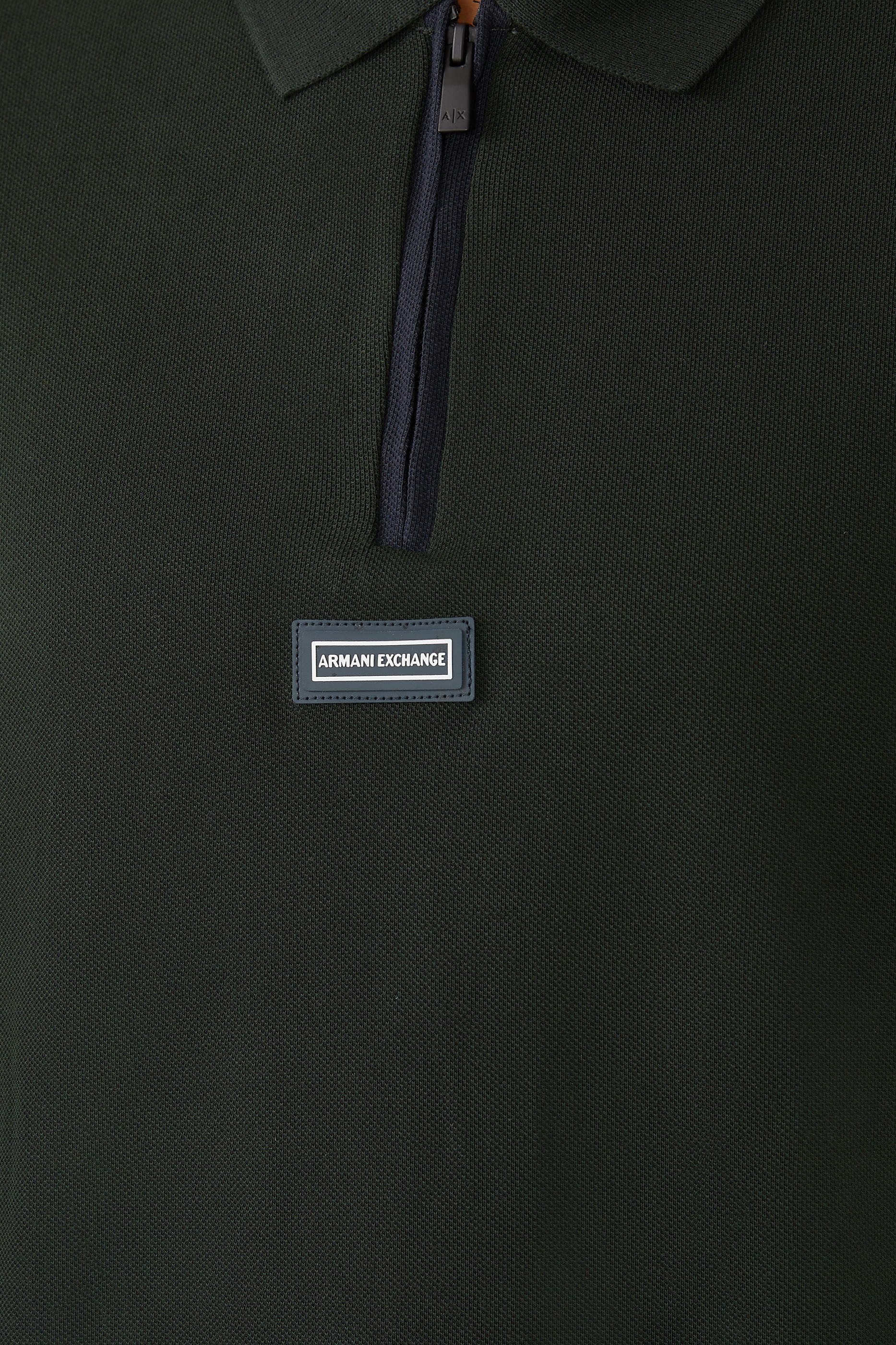 Regular Fit Polo with Zip