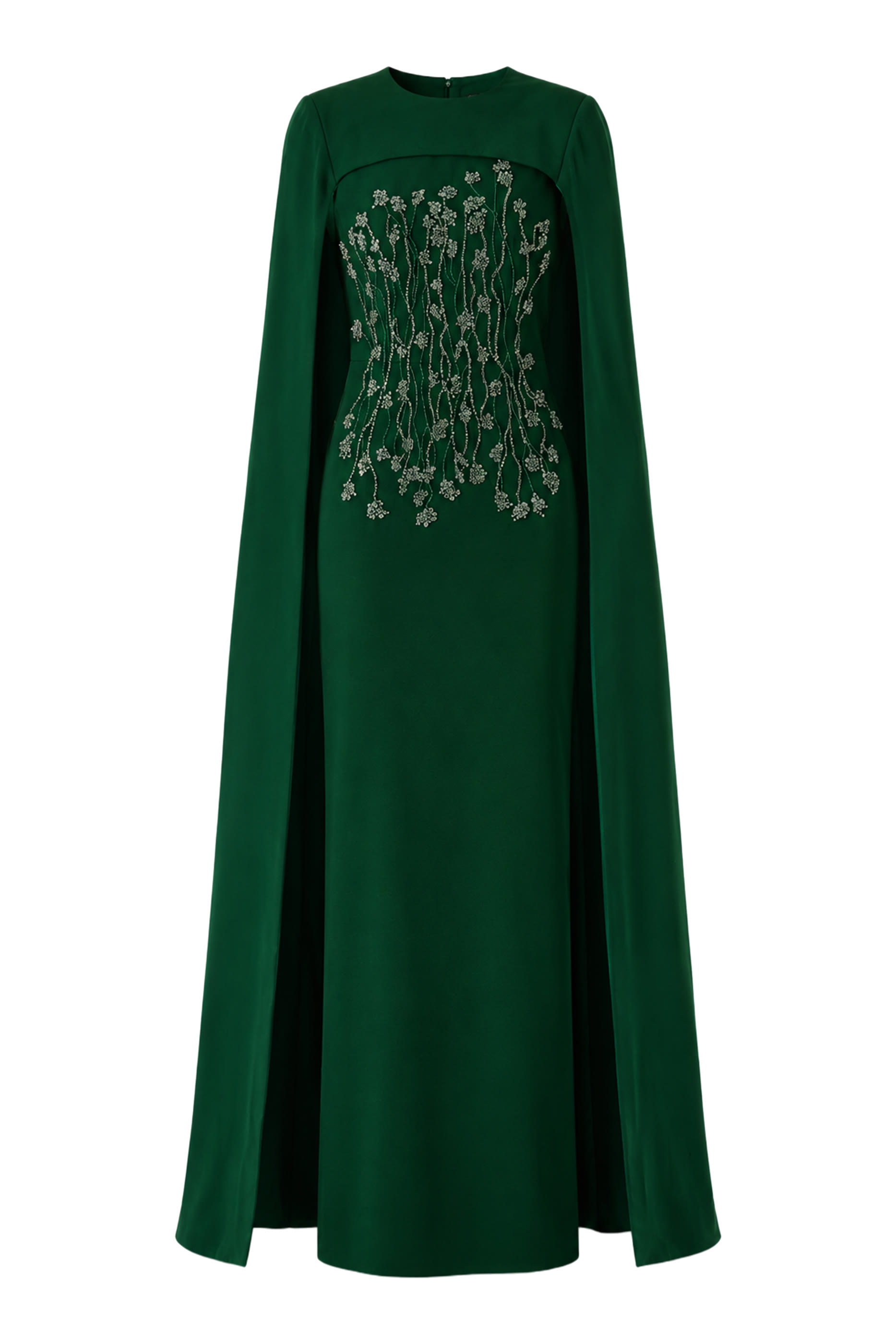  Imani Cape Sleeve Gown