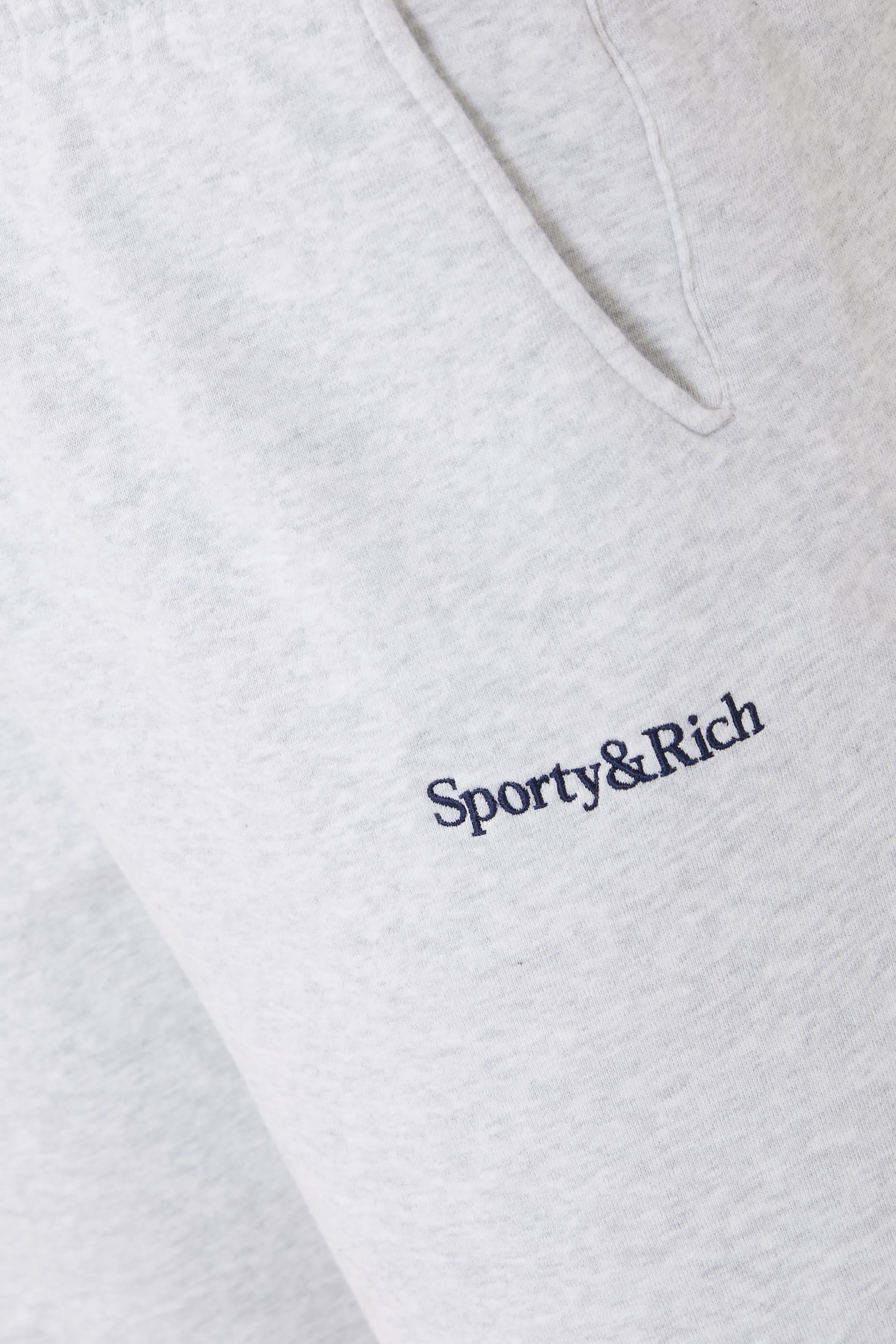 Serif Logo Embroidered Sweatpants 
