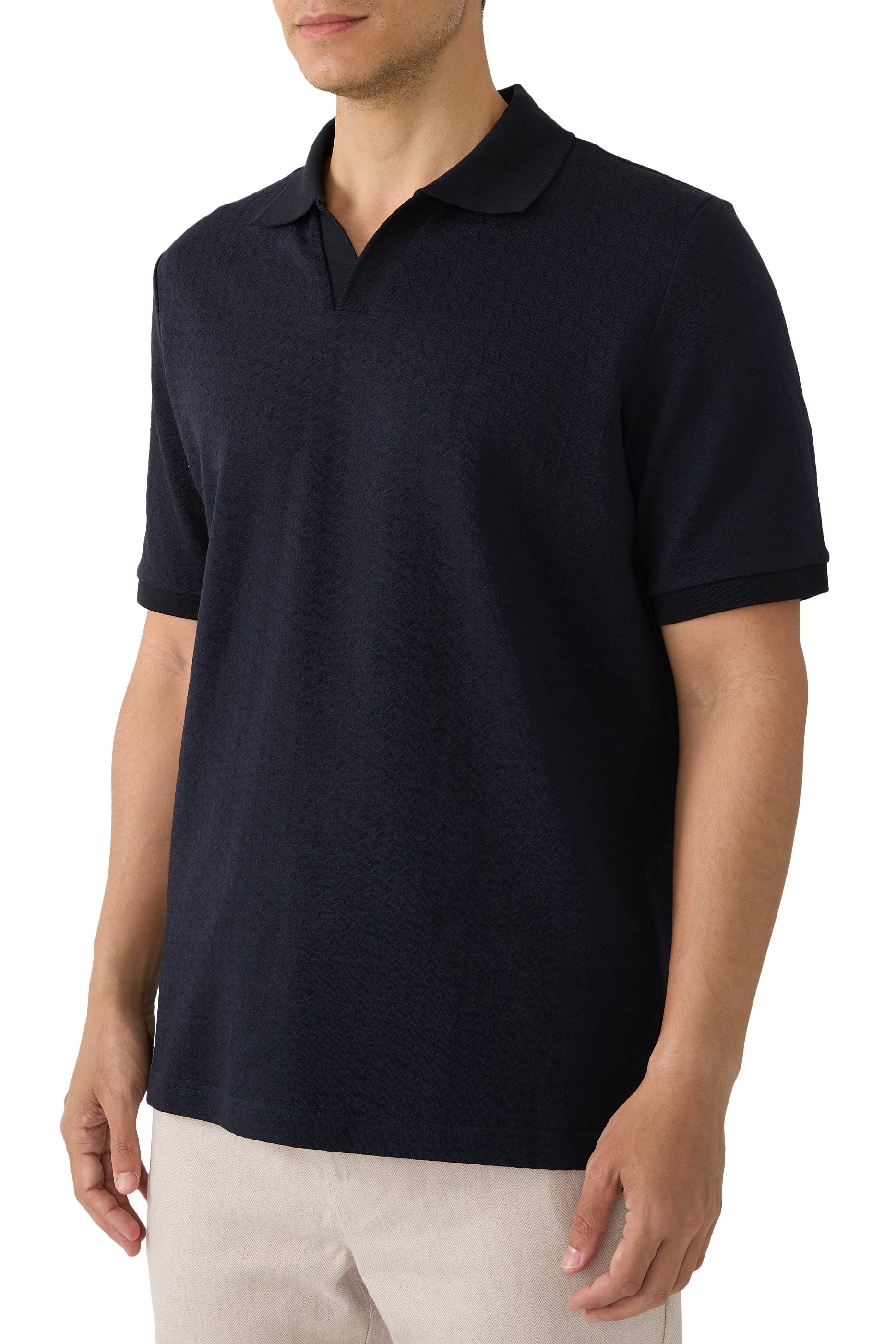 Jaquard Polo Shirt