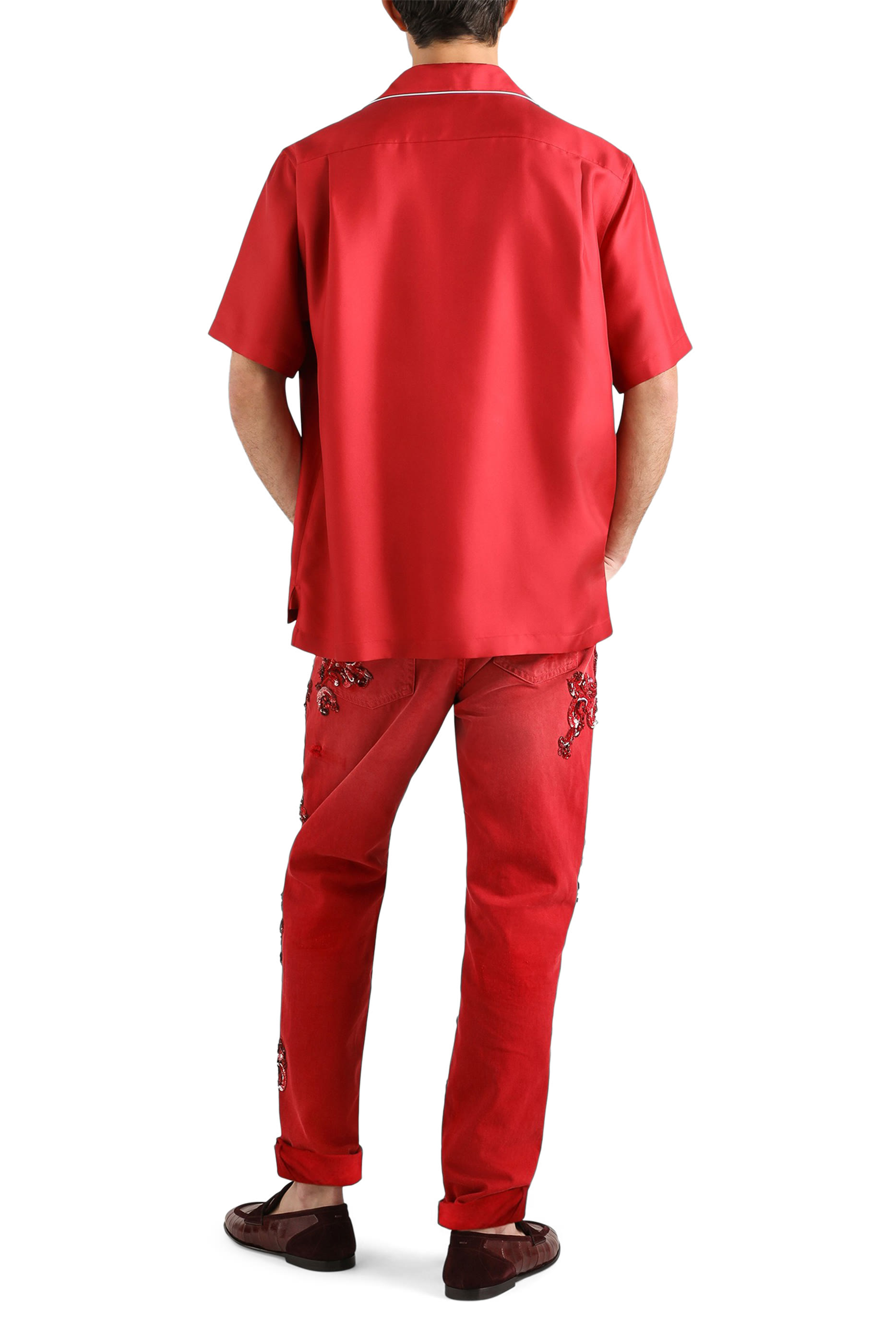 Vanity Silk Twill Bermuda Shorts