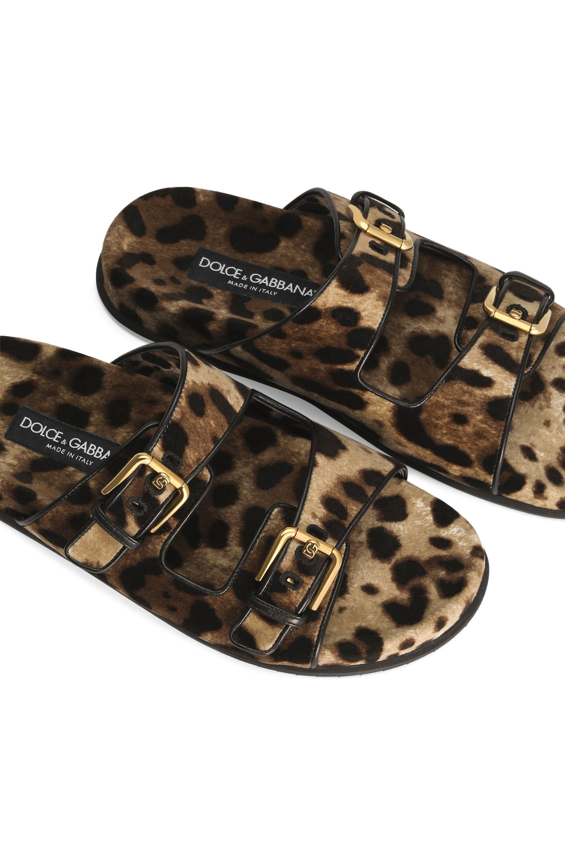 Printed Velvet Sliders