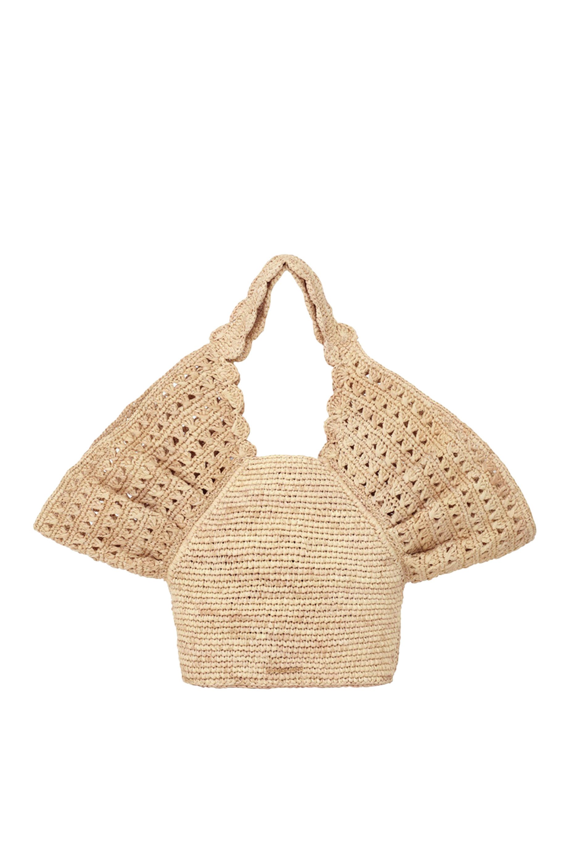 Raffia Bucket Bag