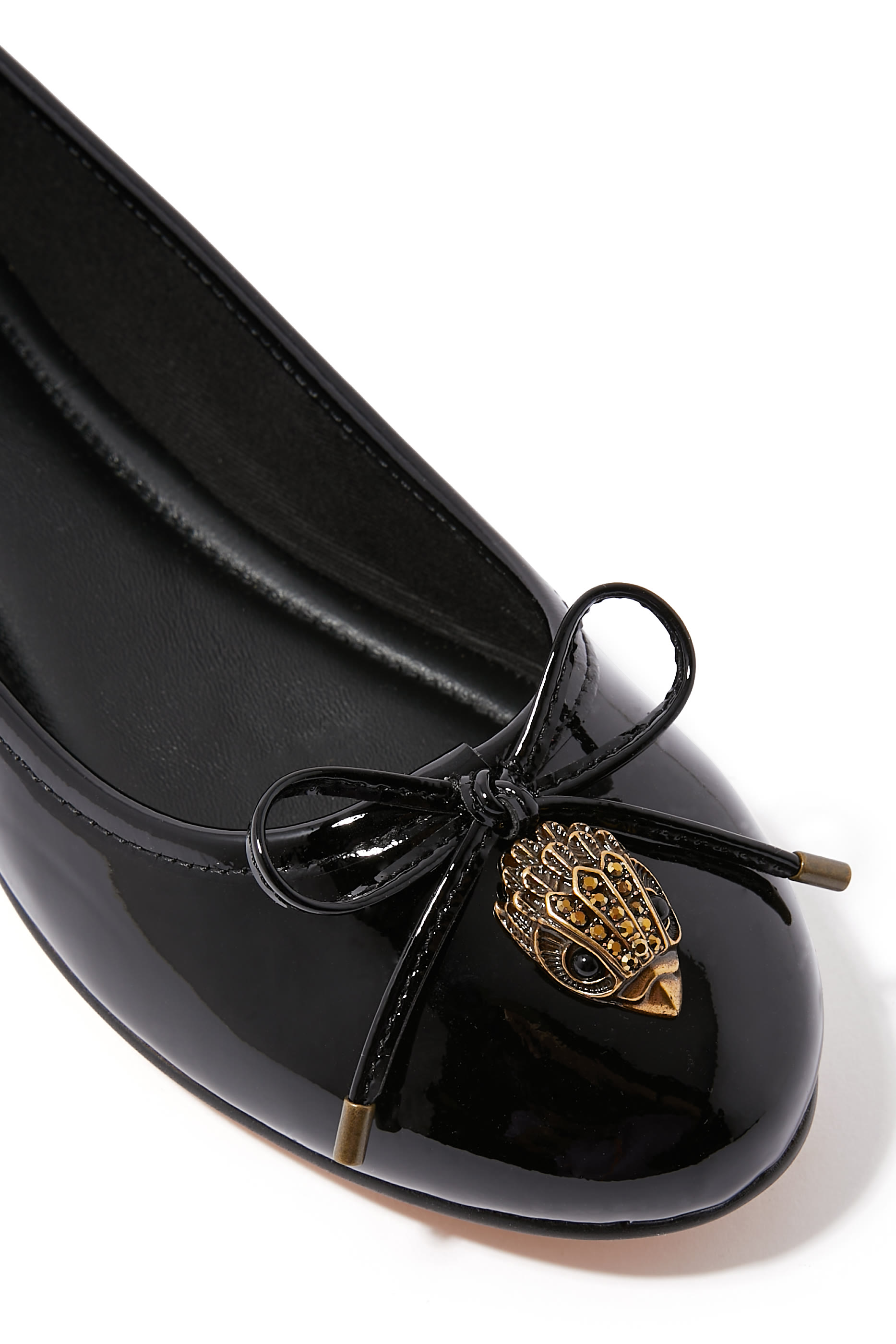Eagle Patent Leather Ballerina Flats