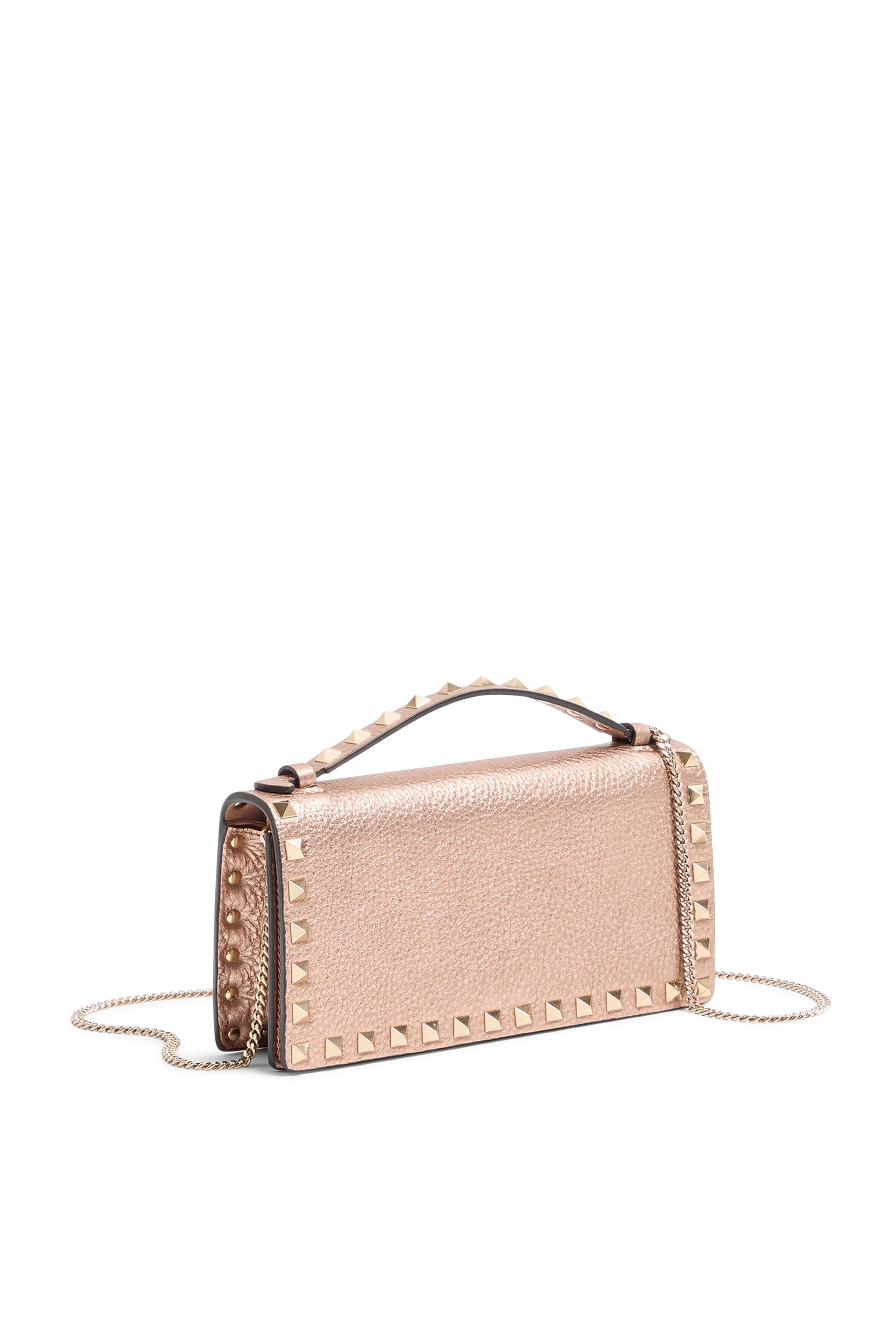 Rockstud Wallet with Chain Strap