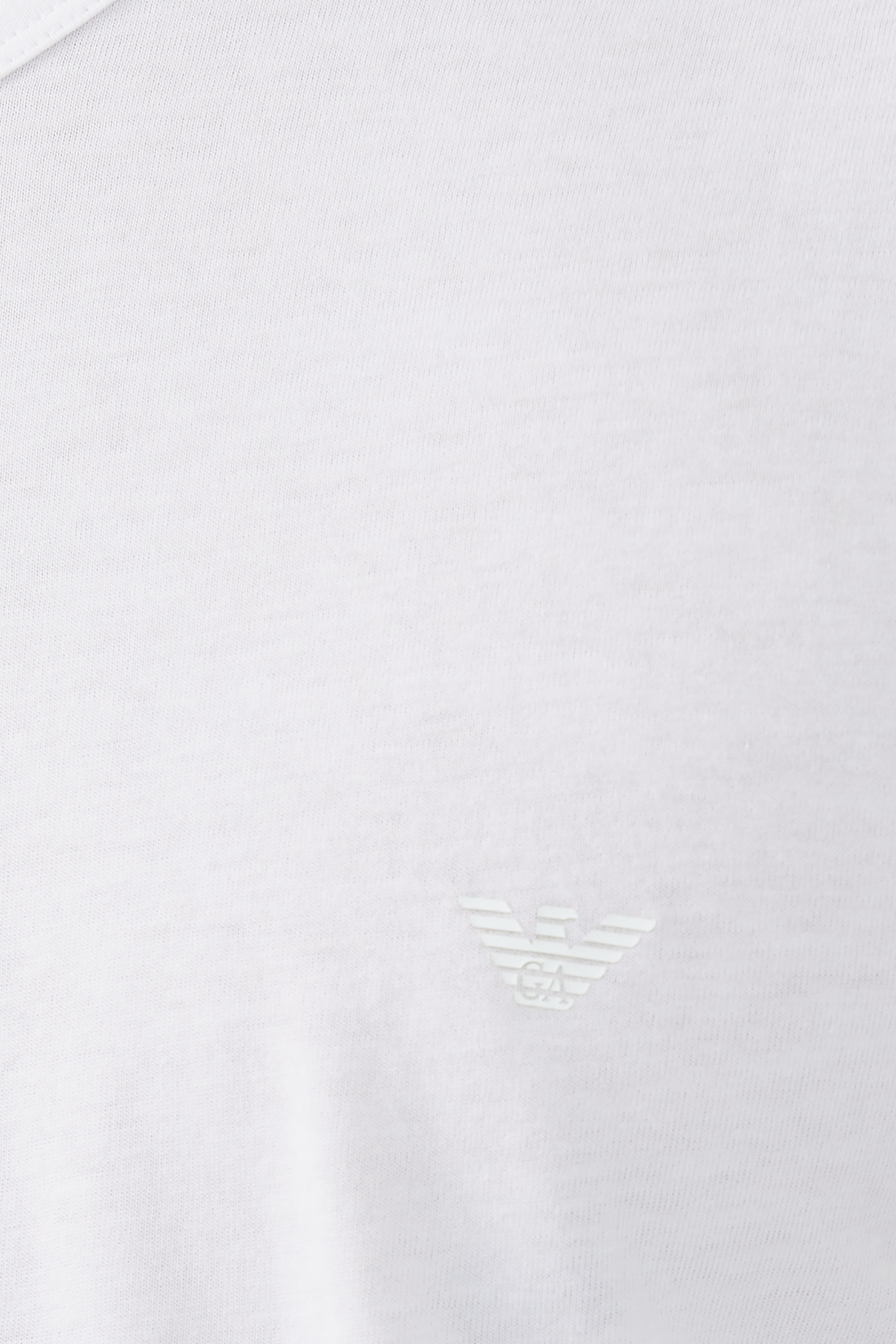 EA Text V-Neck T-Shirts, Pack of Two