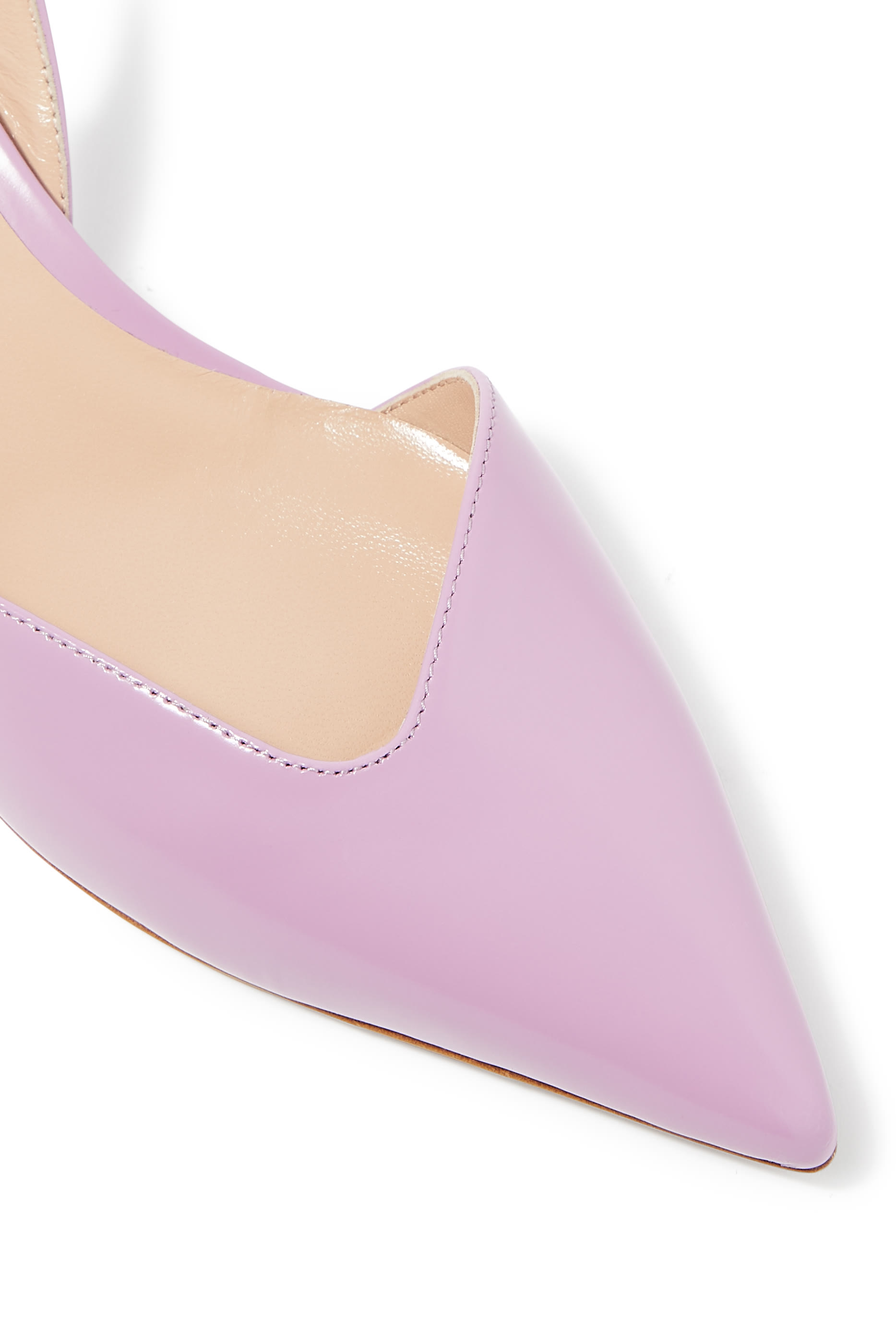  Brushed Leather 35 Slingback Court Shoes 