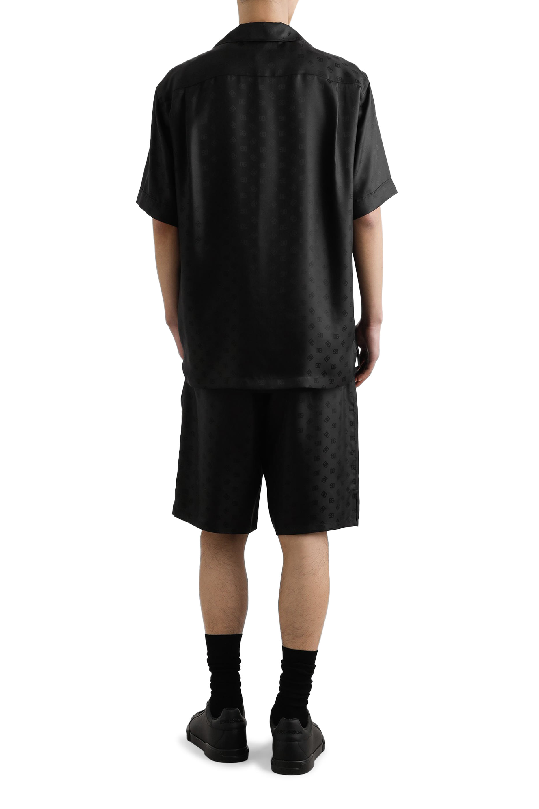 DG Logo Jacquard Hawaii Shirt