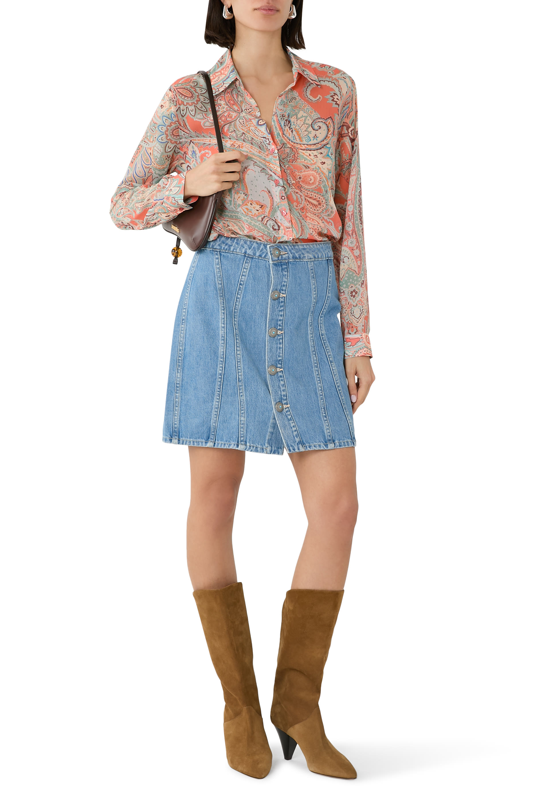 Laurent Paisley Blouse