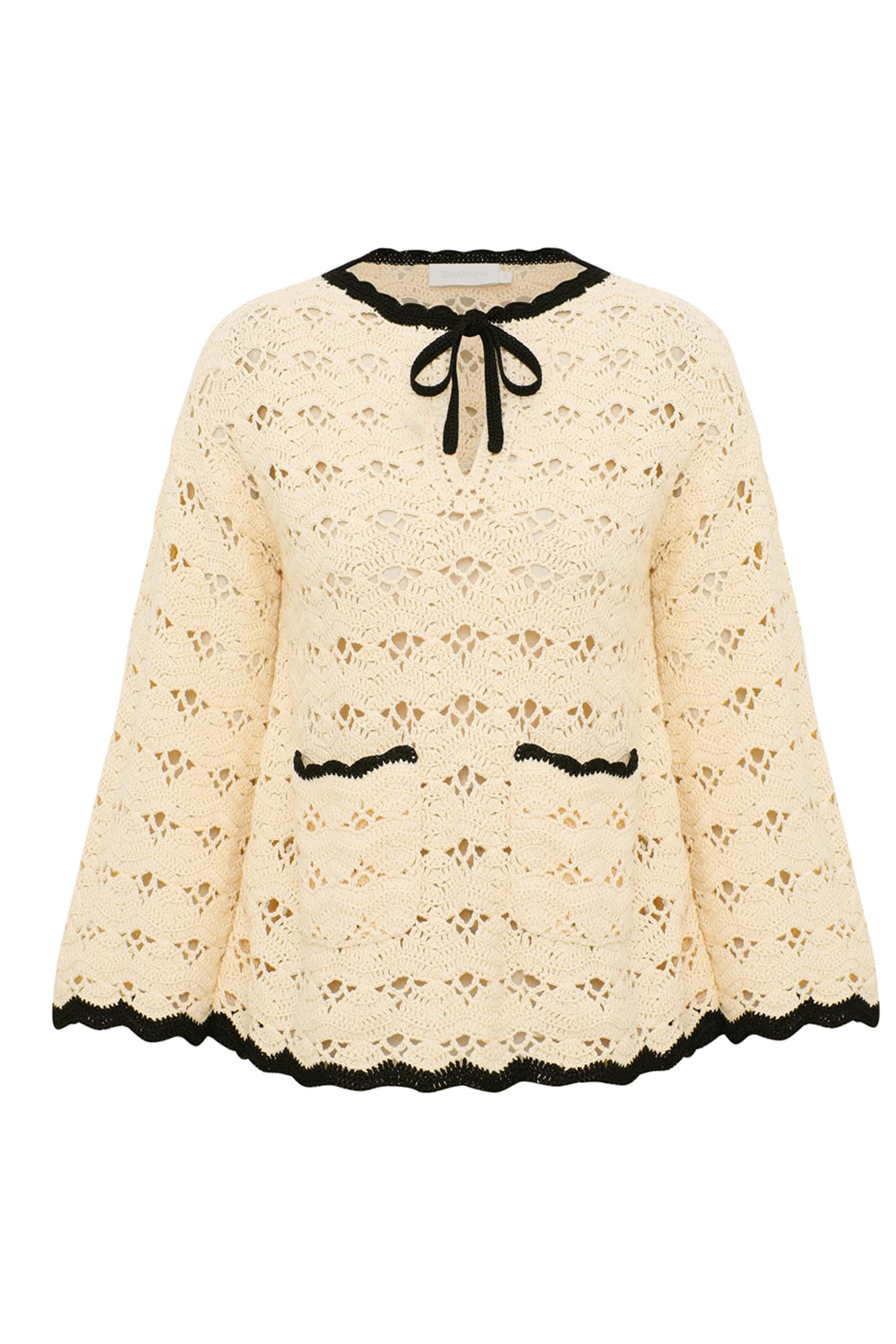 Aster Crochet Tunic Top 