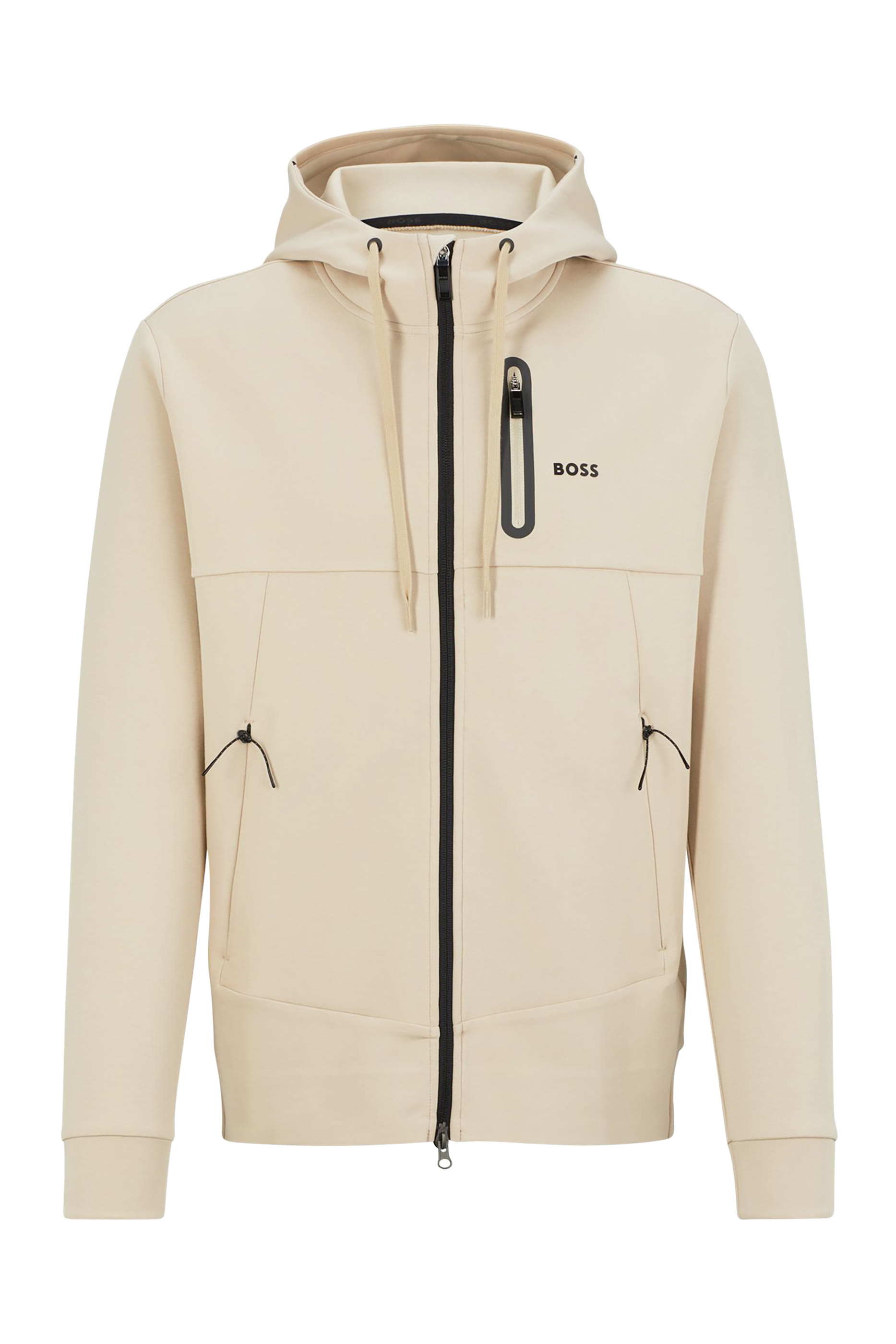 Cotton-Blend Zip-Up Hoodie