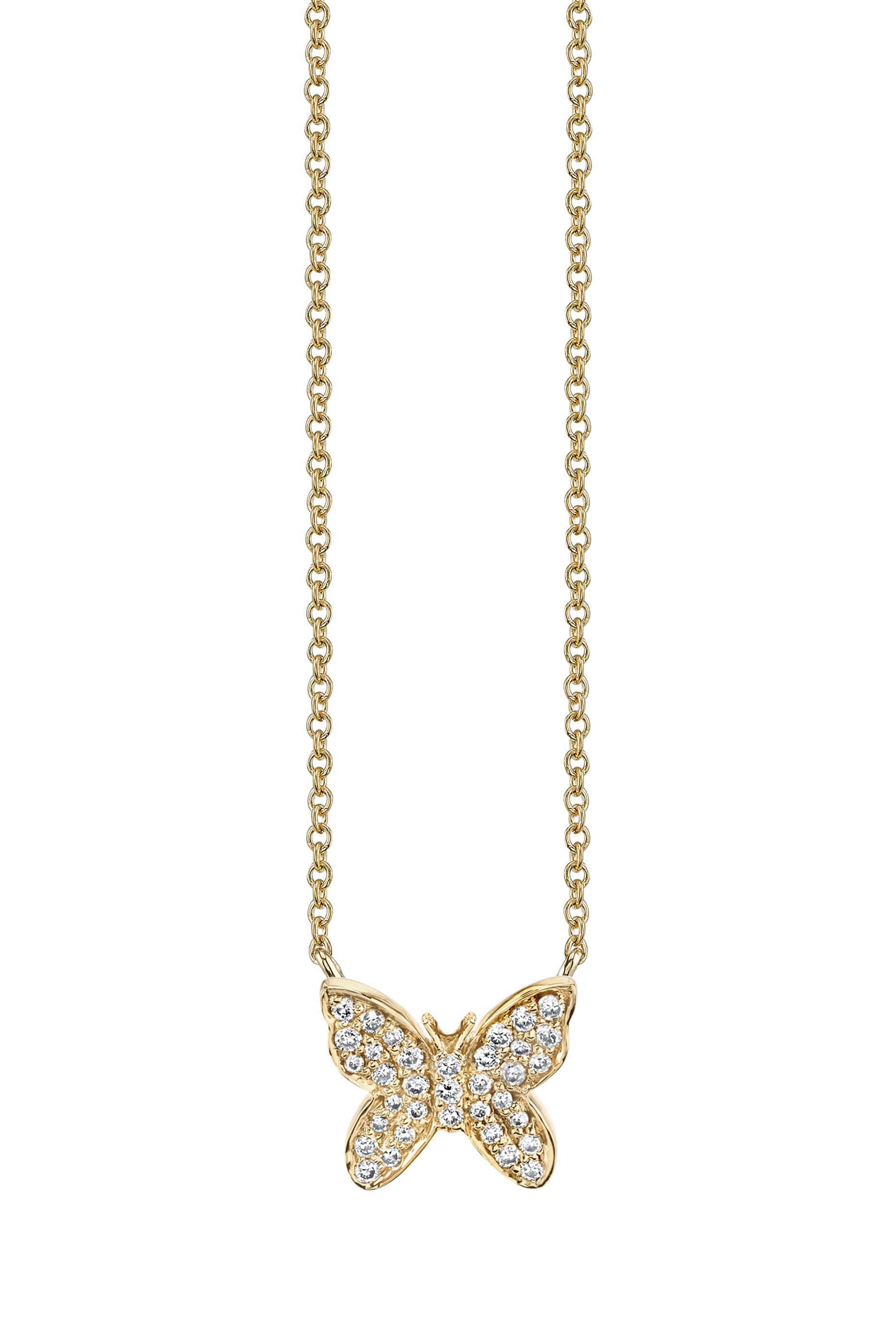 Diamond Butterfly Necklace