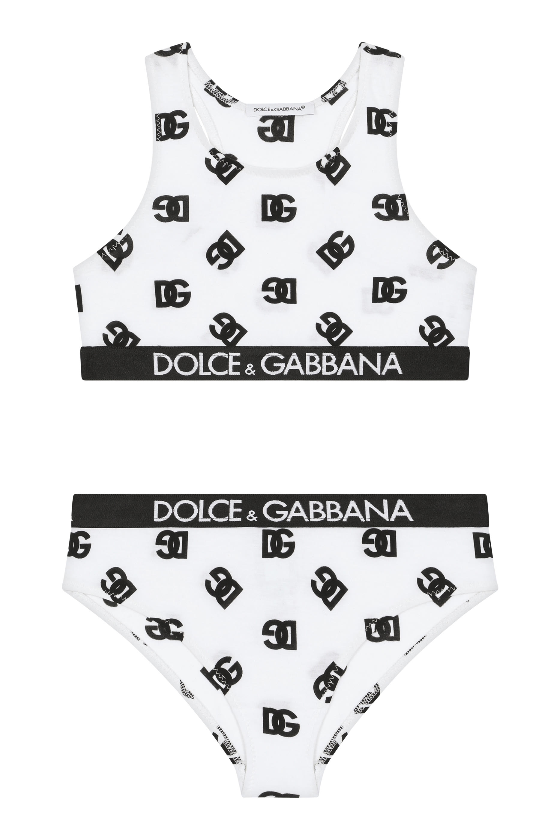 Kids DG Logo Jersey Underwear Set