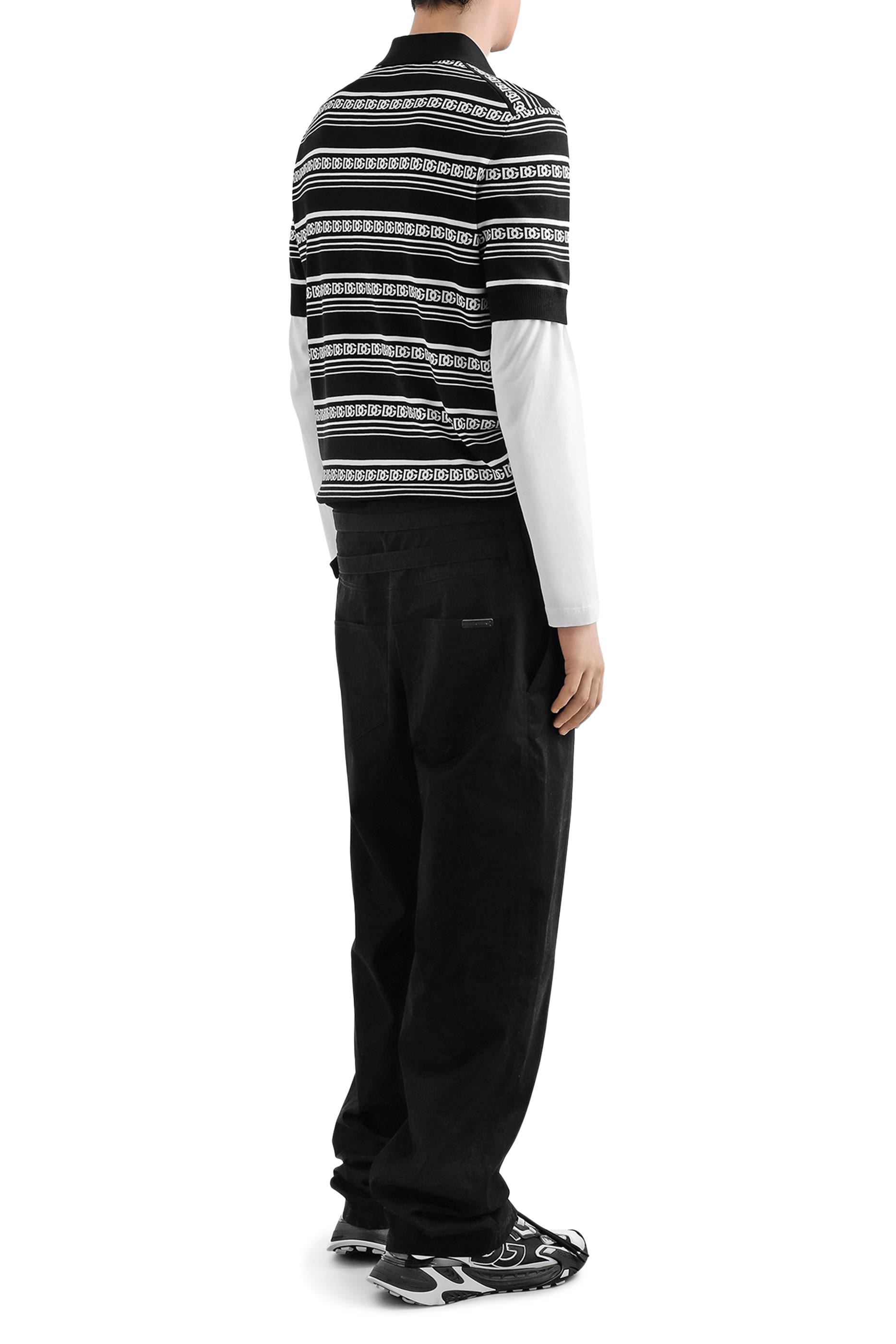 Silk Polo Shirt with Logo