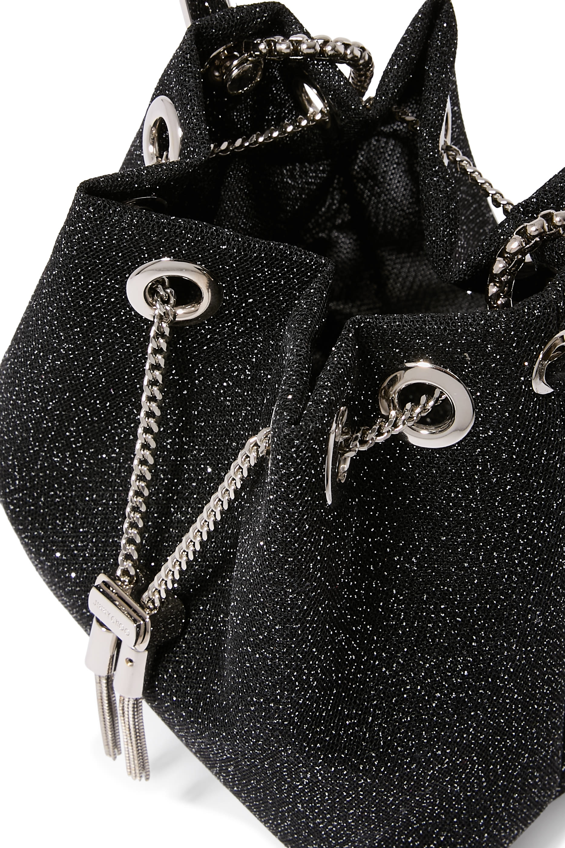 Bon Bon Glitter Mesh Handbag
