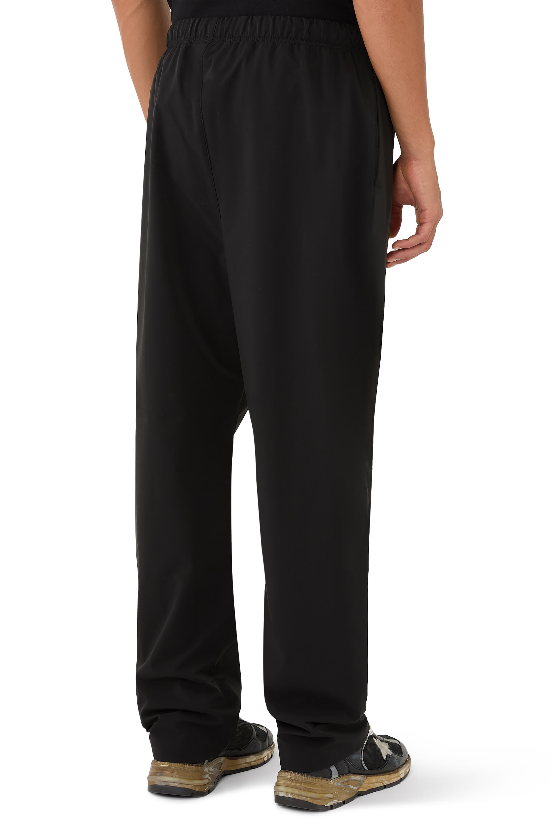  Sporty Nylon Relaxed Track Pants