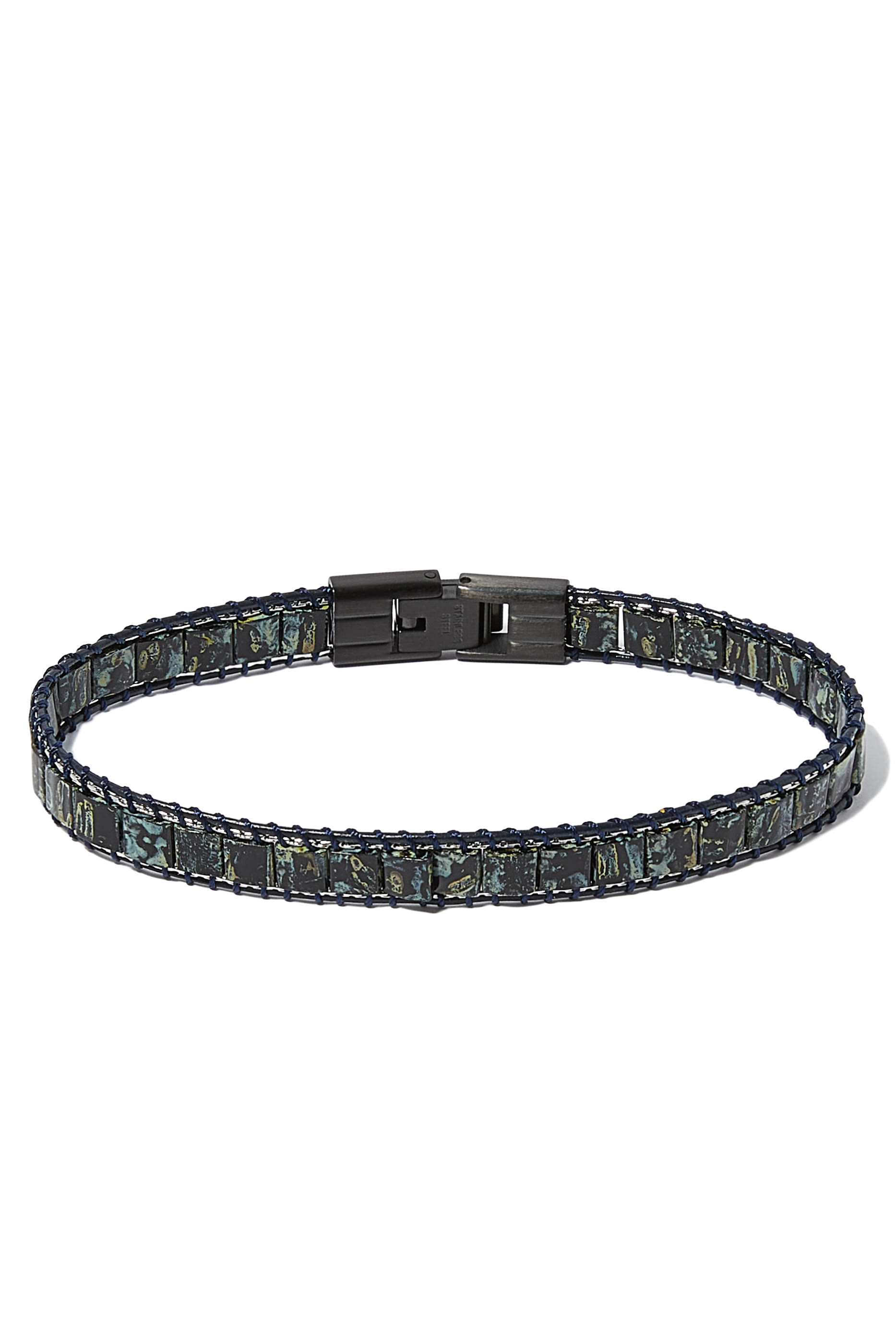 Mosaic Bracelet with Glass Beads