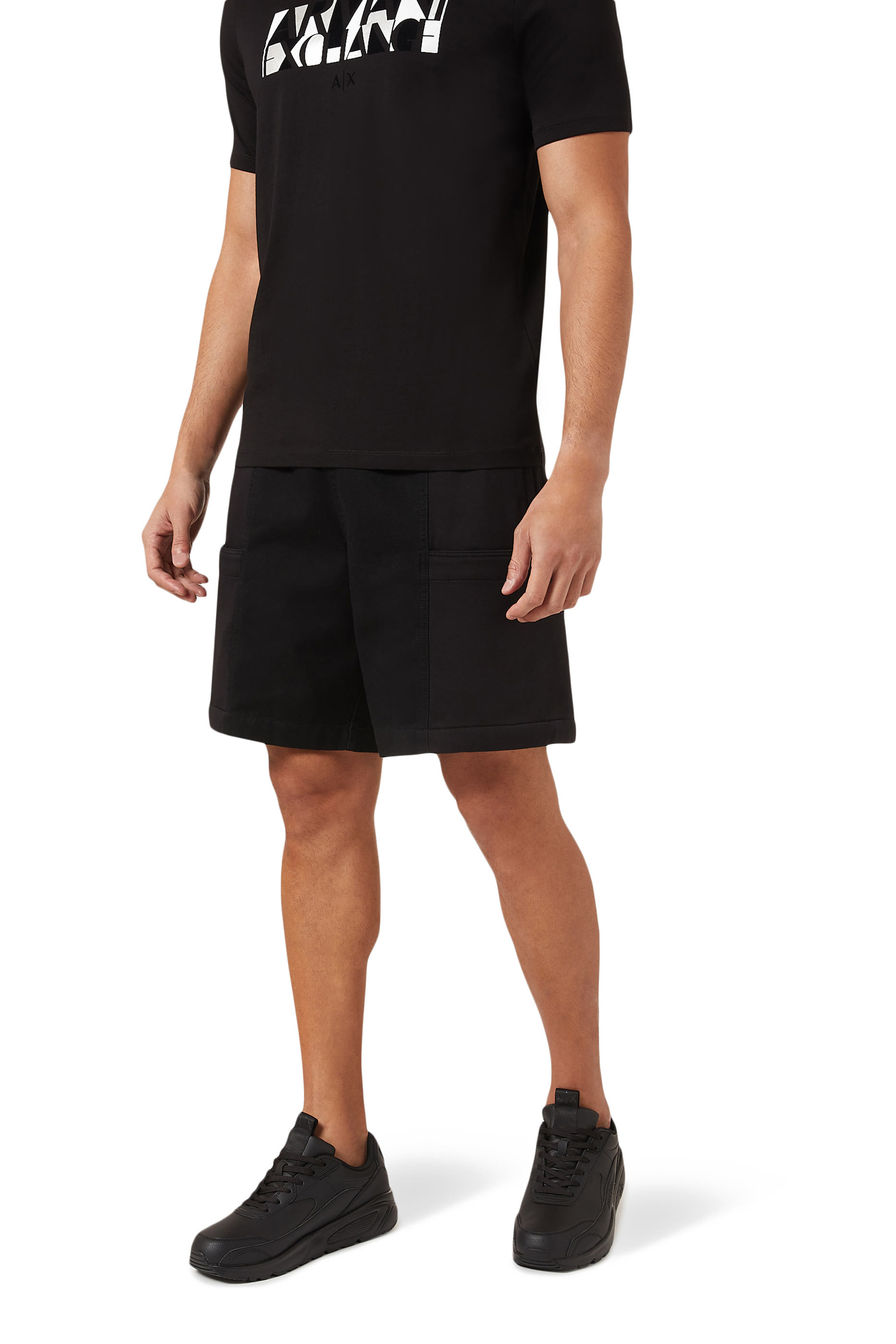 Bronx AX Logo Faux Leather Sneakers