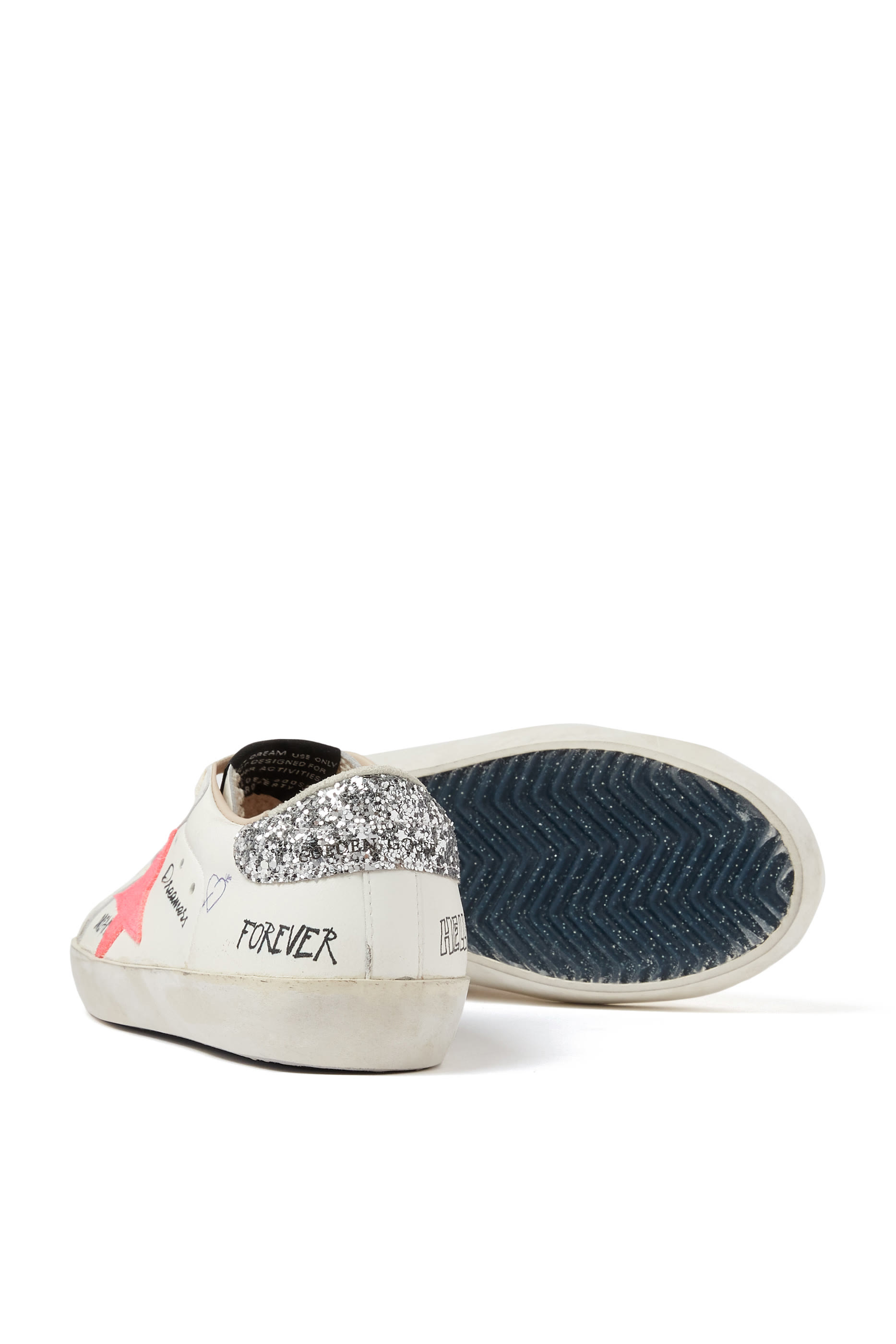 Kids Super Star Leather Sneakers