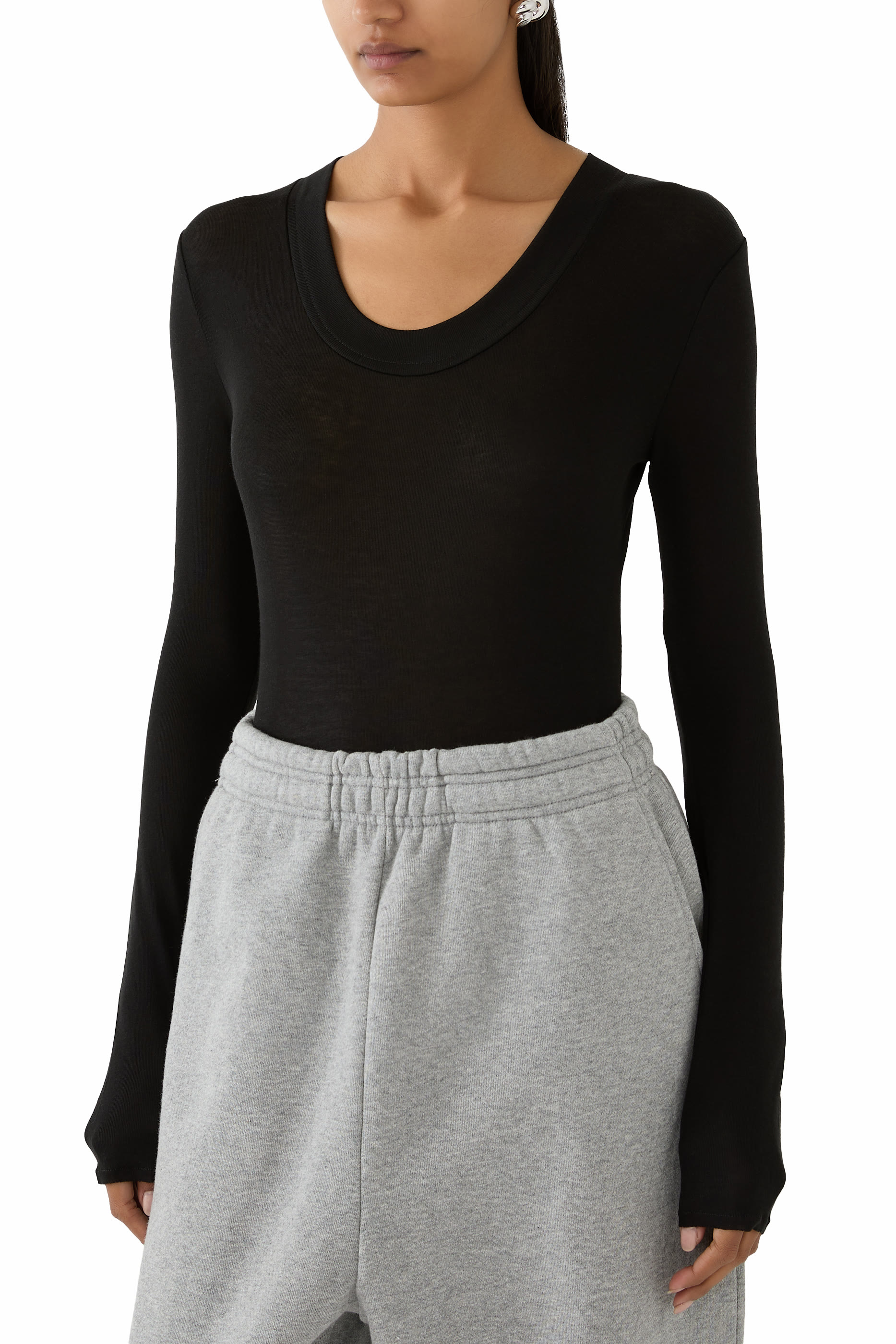  Circle Neck Bodysuit 