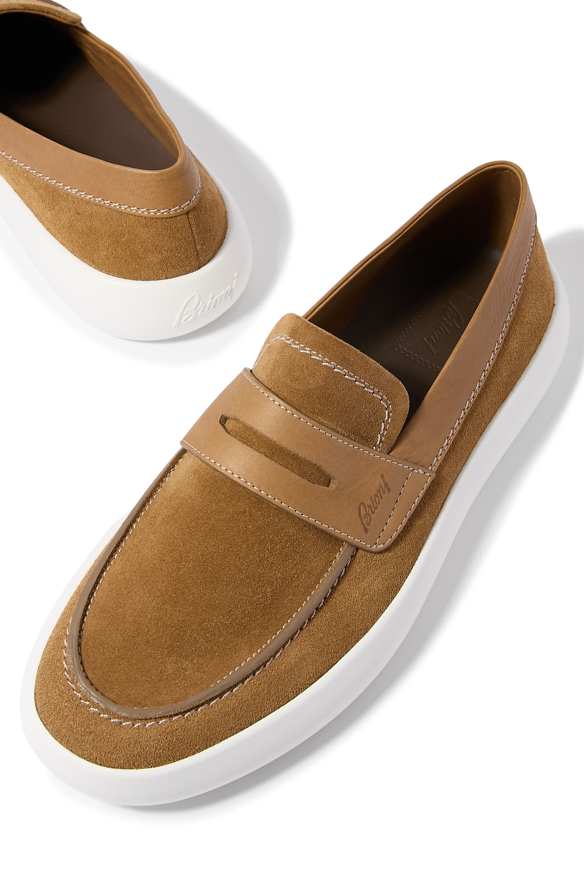 Suede Boat Loafers