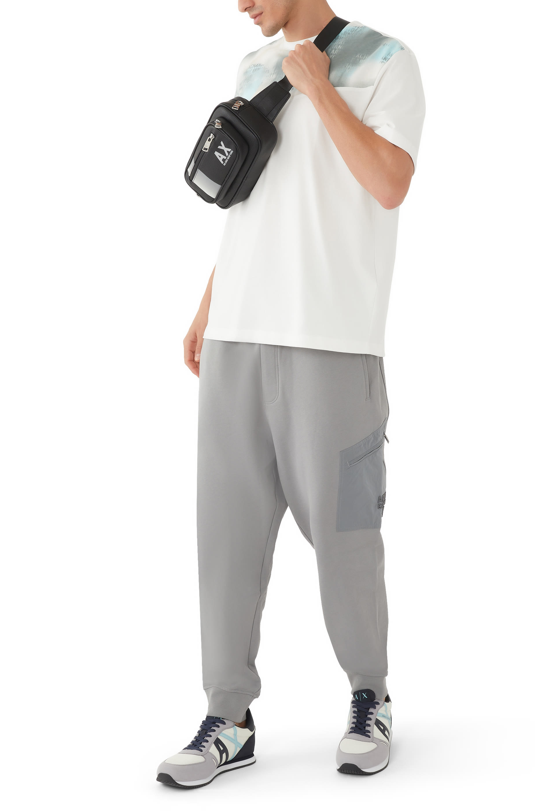 Aqua Half Logo Jumper