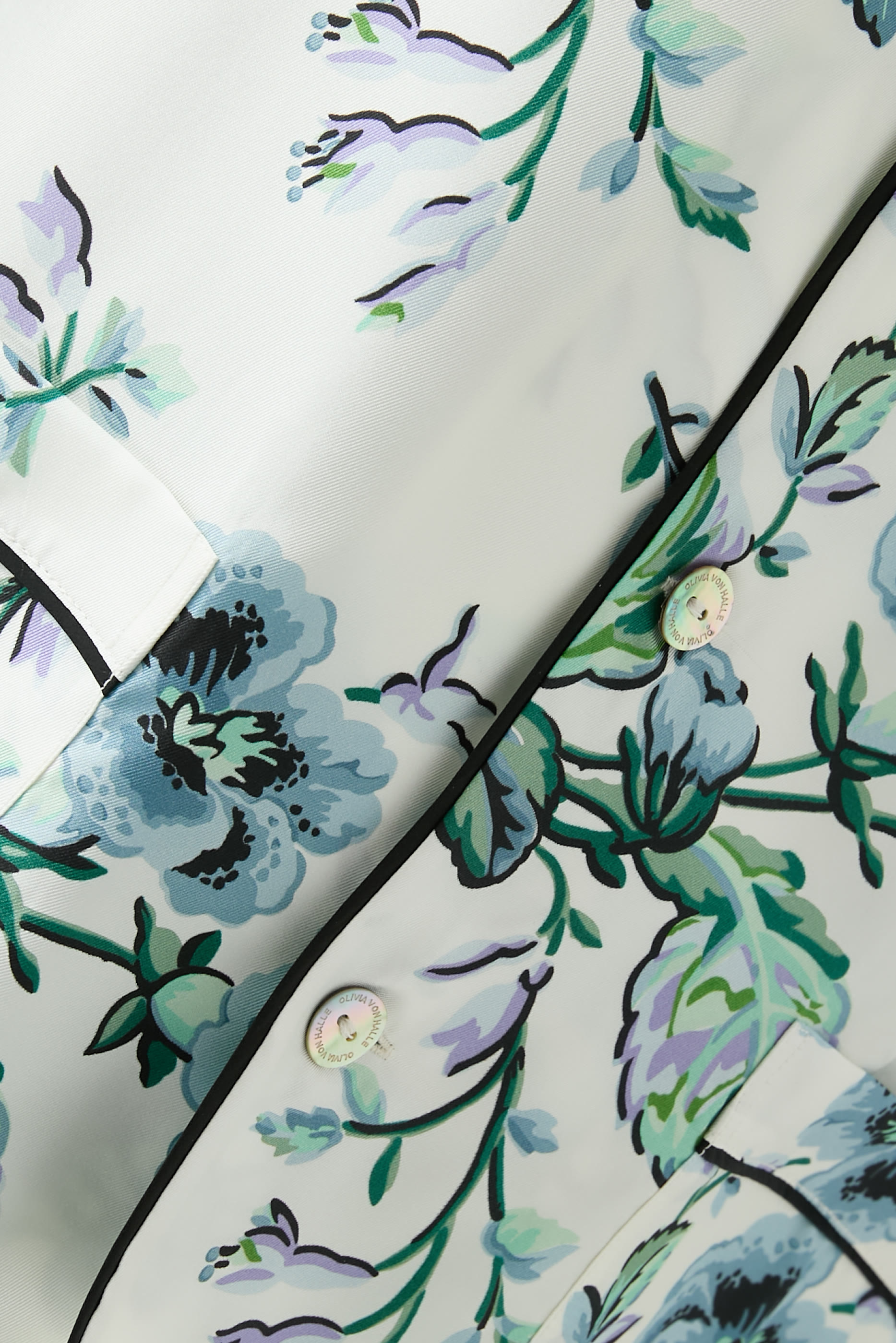 Yves Caldwell Floral Pajama Set