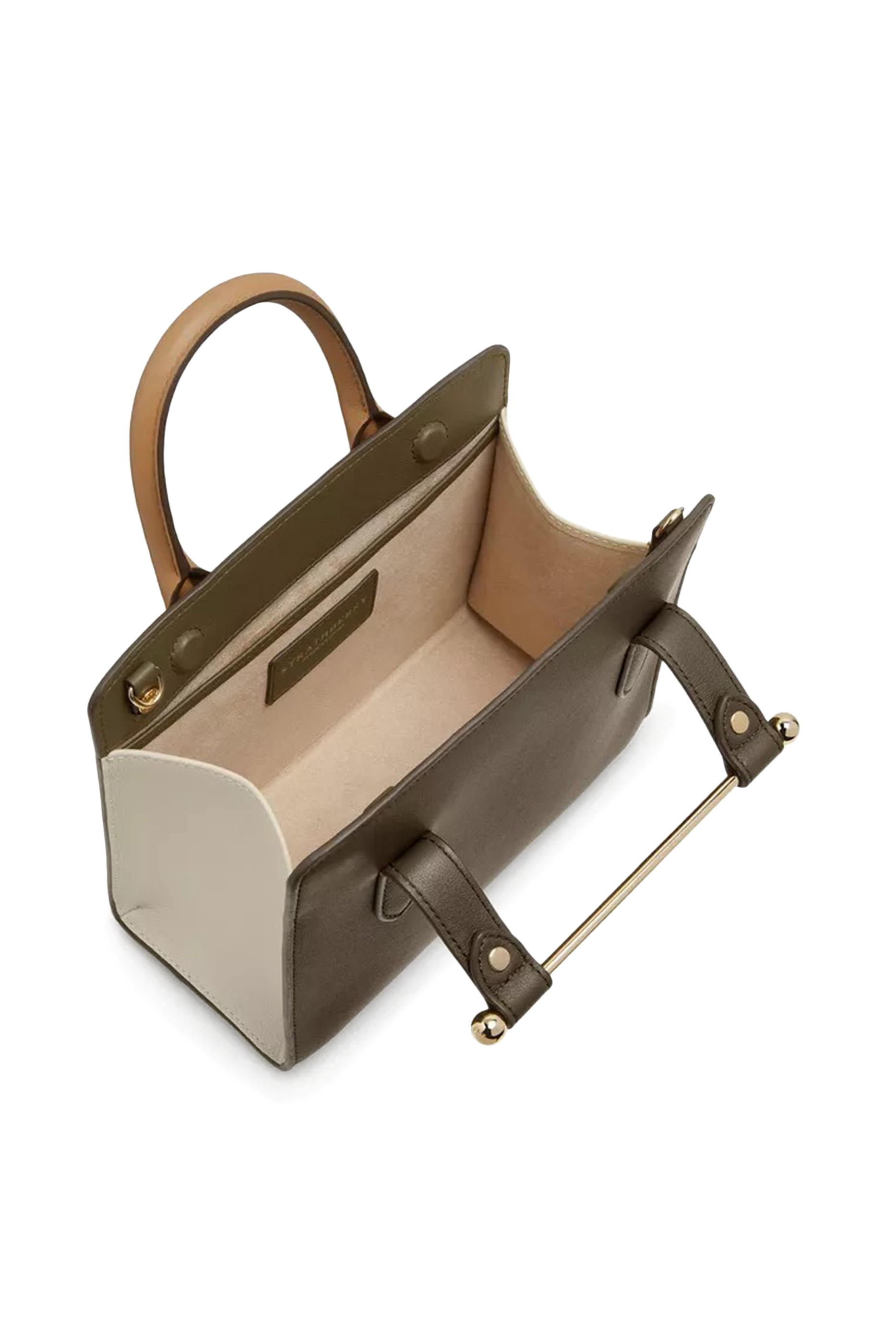 Nano Tri-Leather Tote Bag