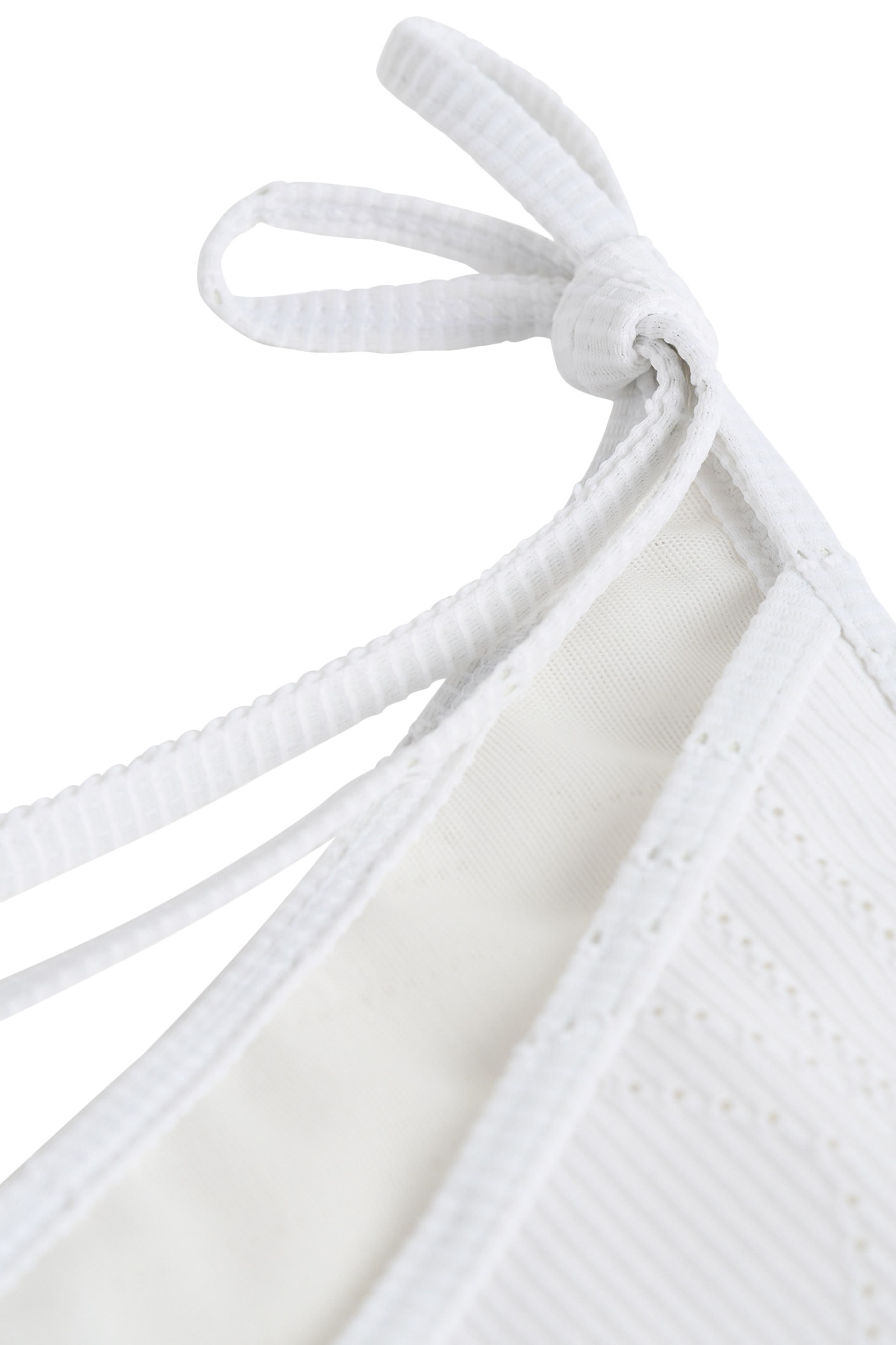 Monogram Pointelle Bikini Bottoms