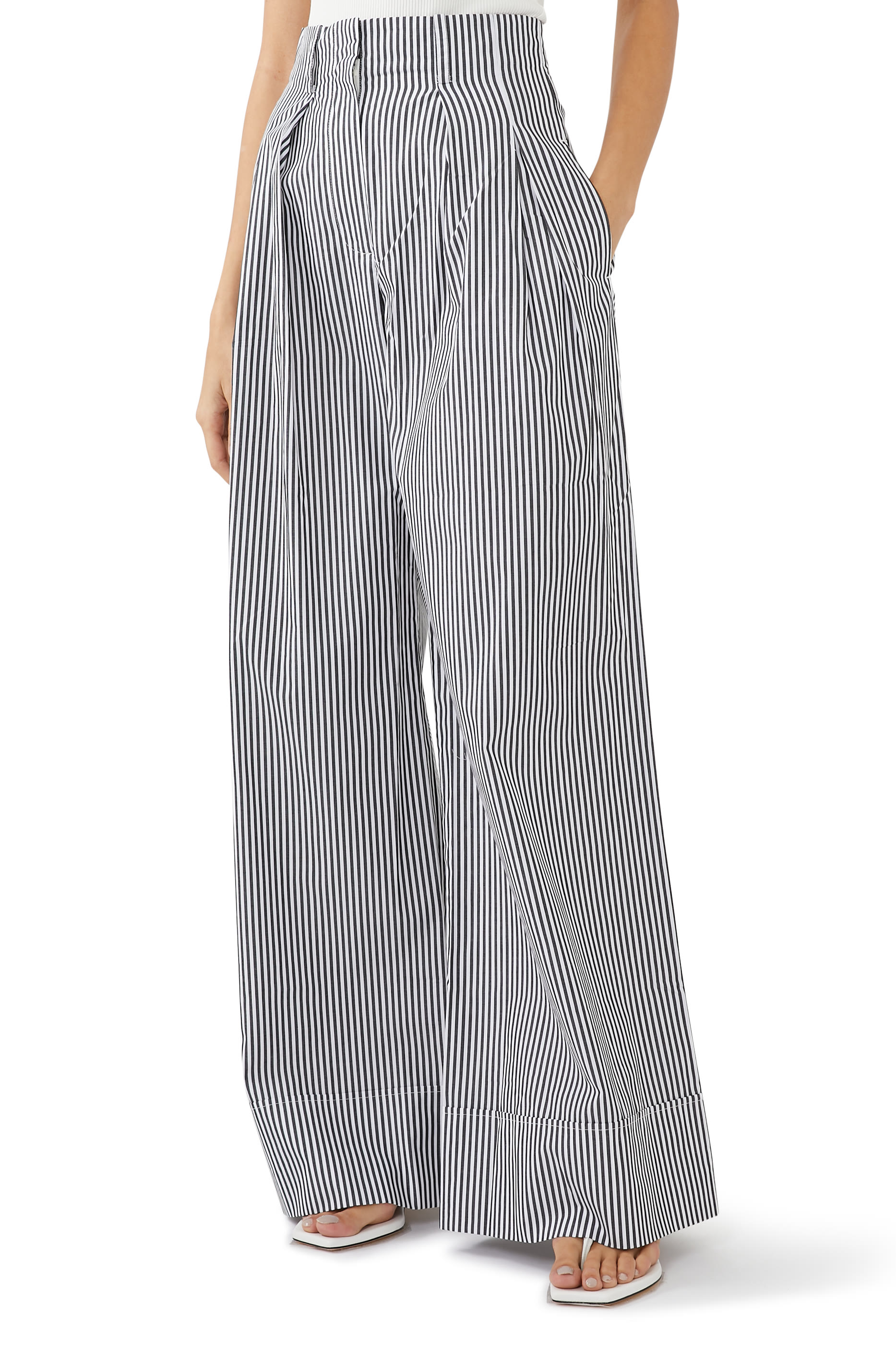 High-Waisted Relaxed Pants