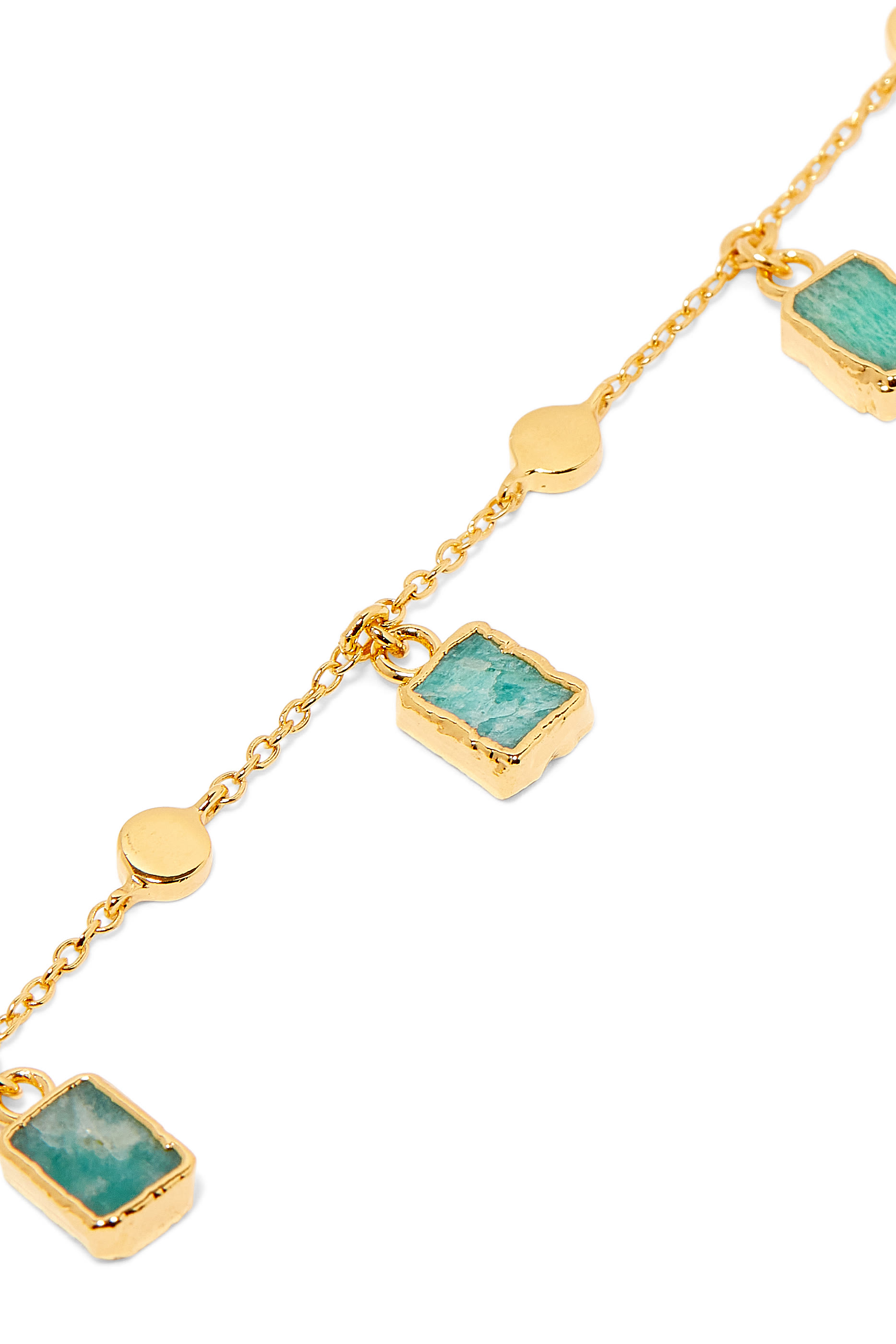 Amazonite Lena Bracelet in 18kt Gold-Plated Sterling Silver