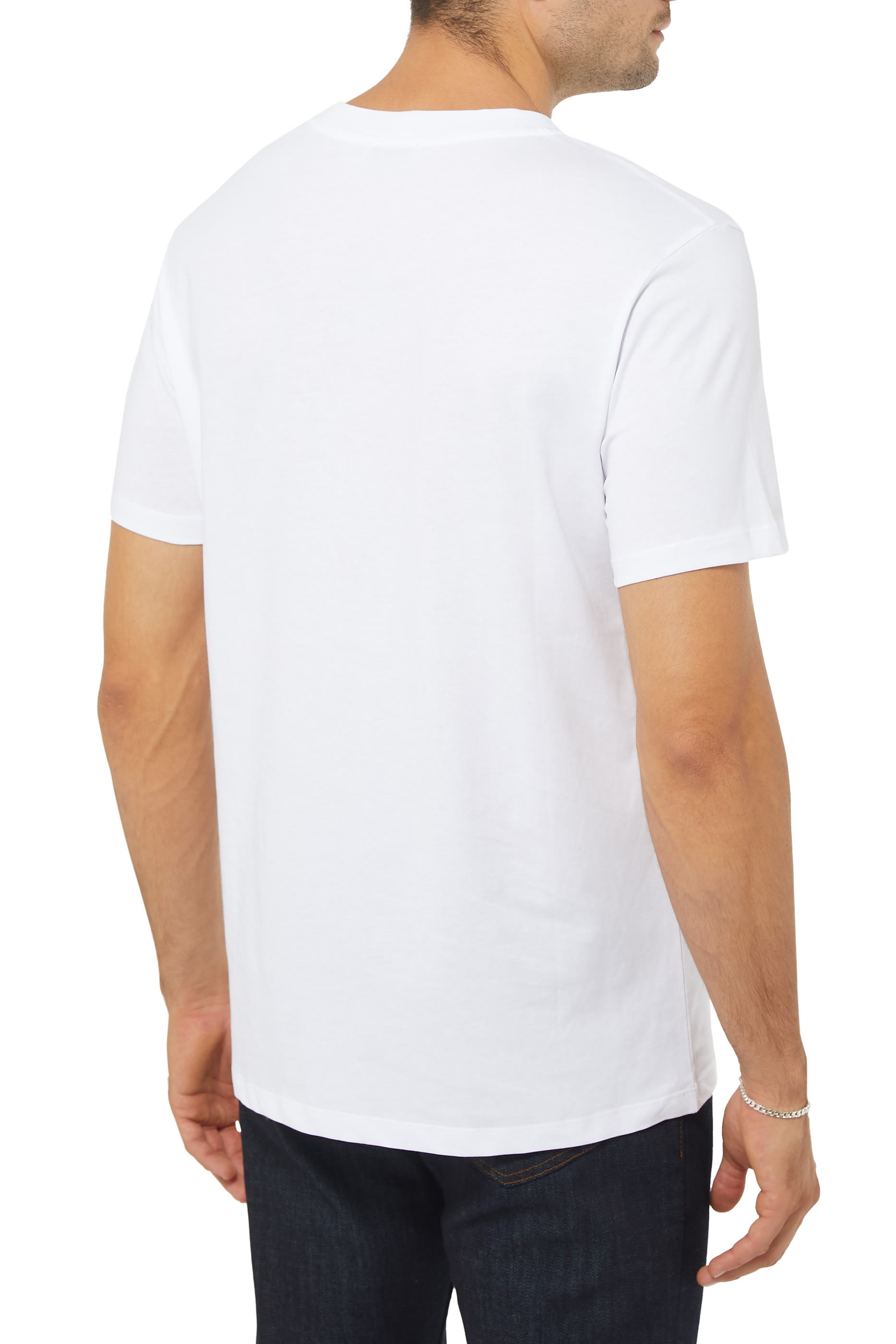 Cotton Monogram Logo T=Shirt