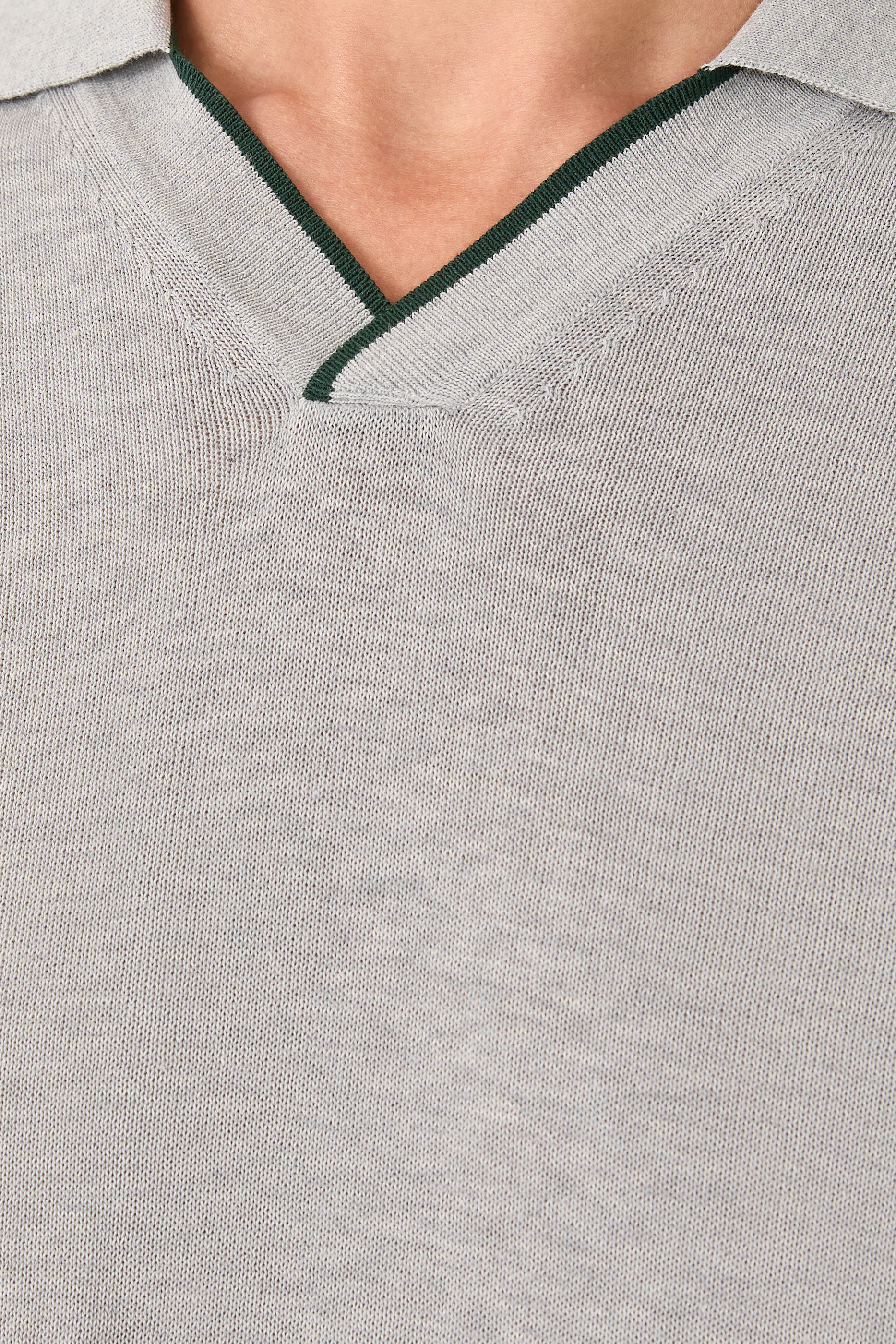 V-Neck Polo Shirt