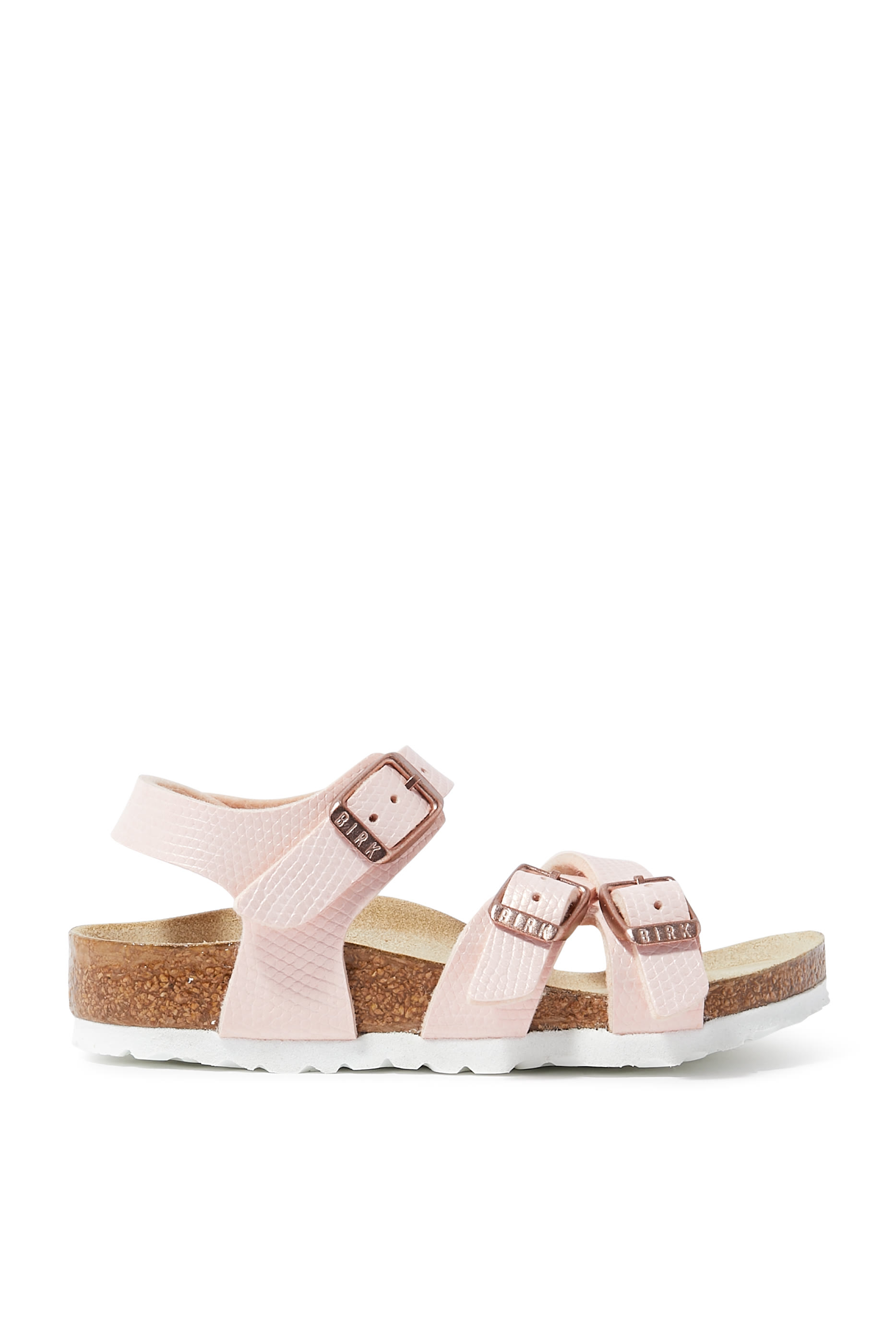 Kids Kumba Birko-Flor Embossed Sandals