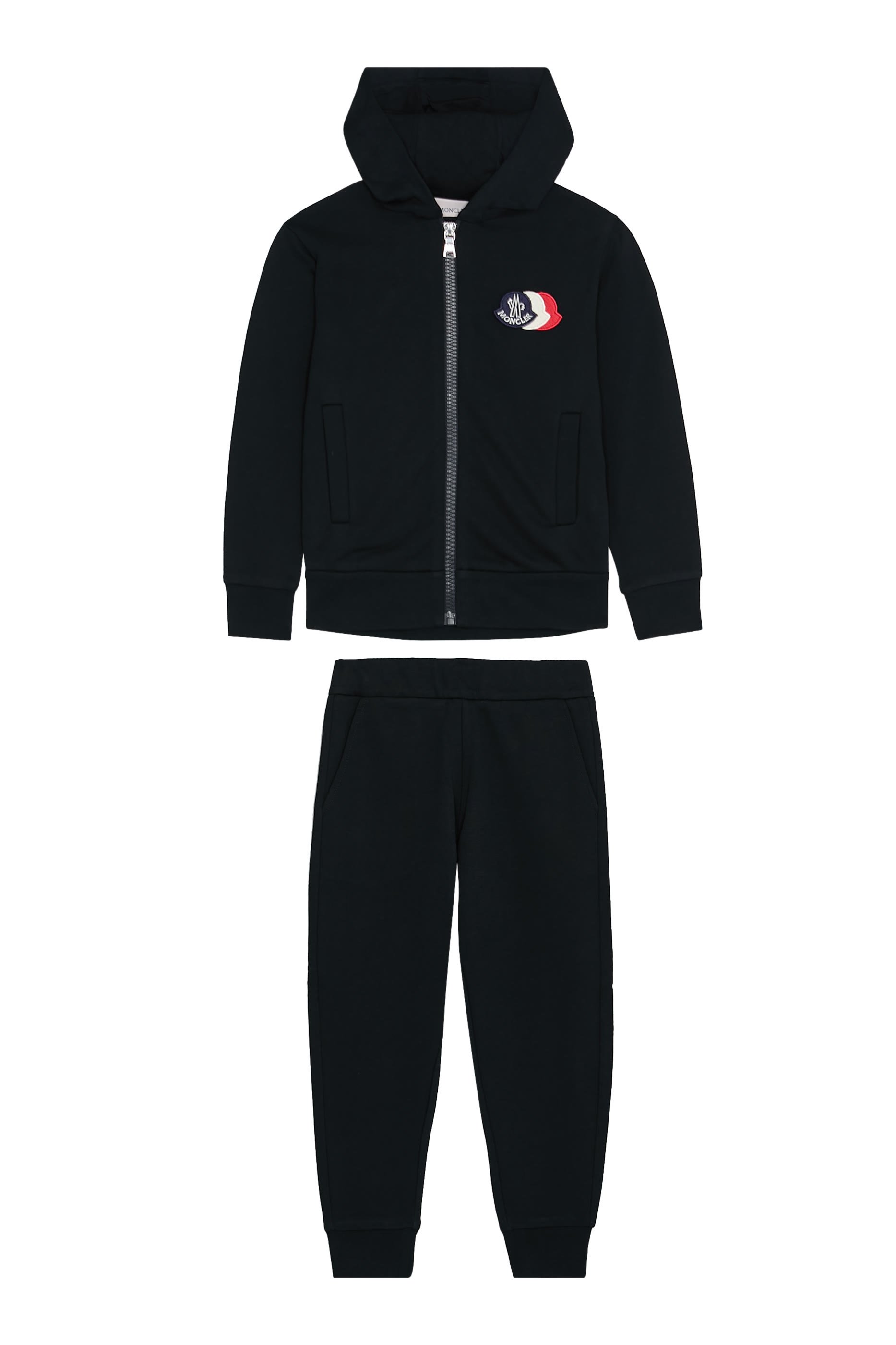 Kids Triple Logo Cotton Fleece Sweatsuit
