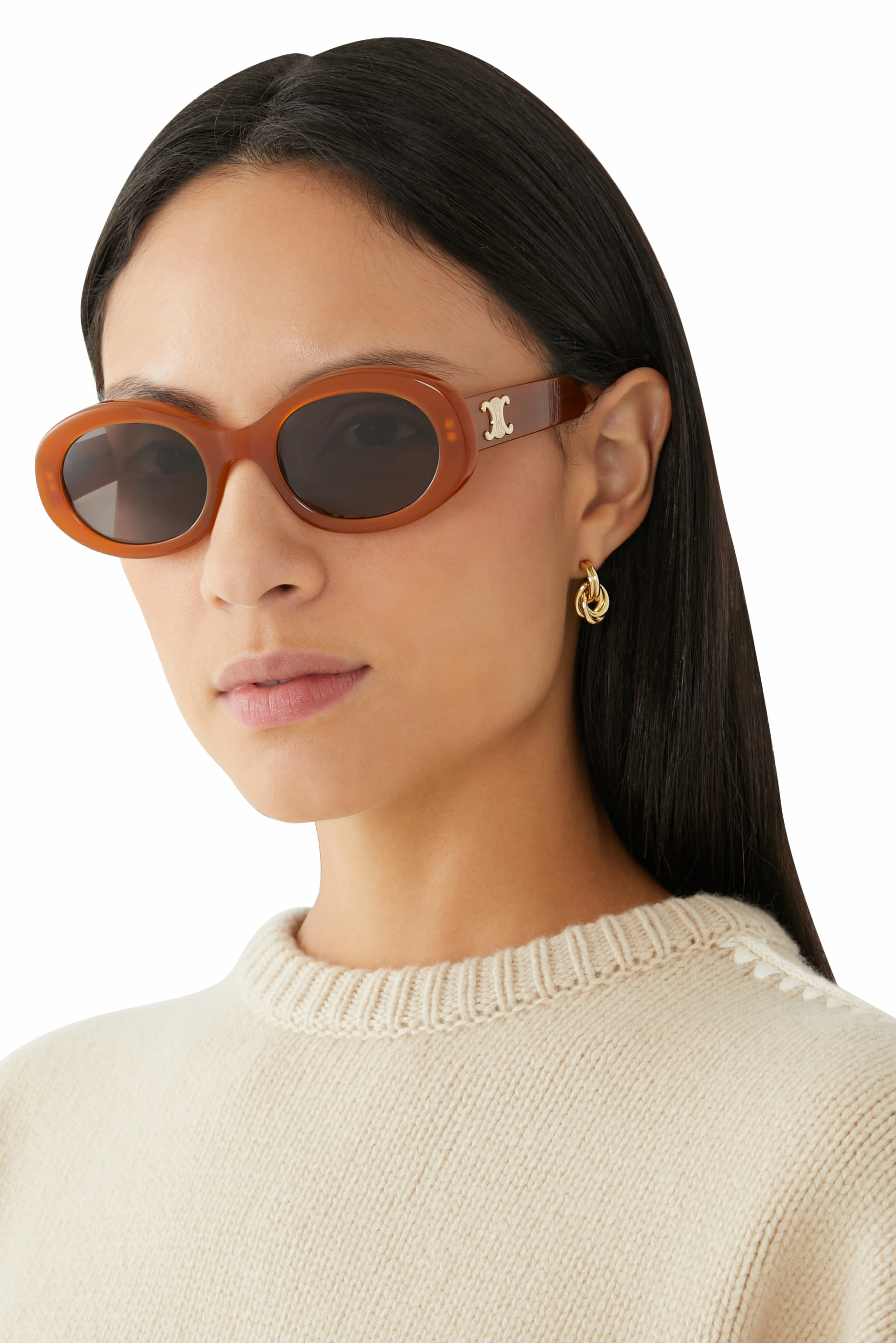 Triomphe Oval Sunglasses