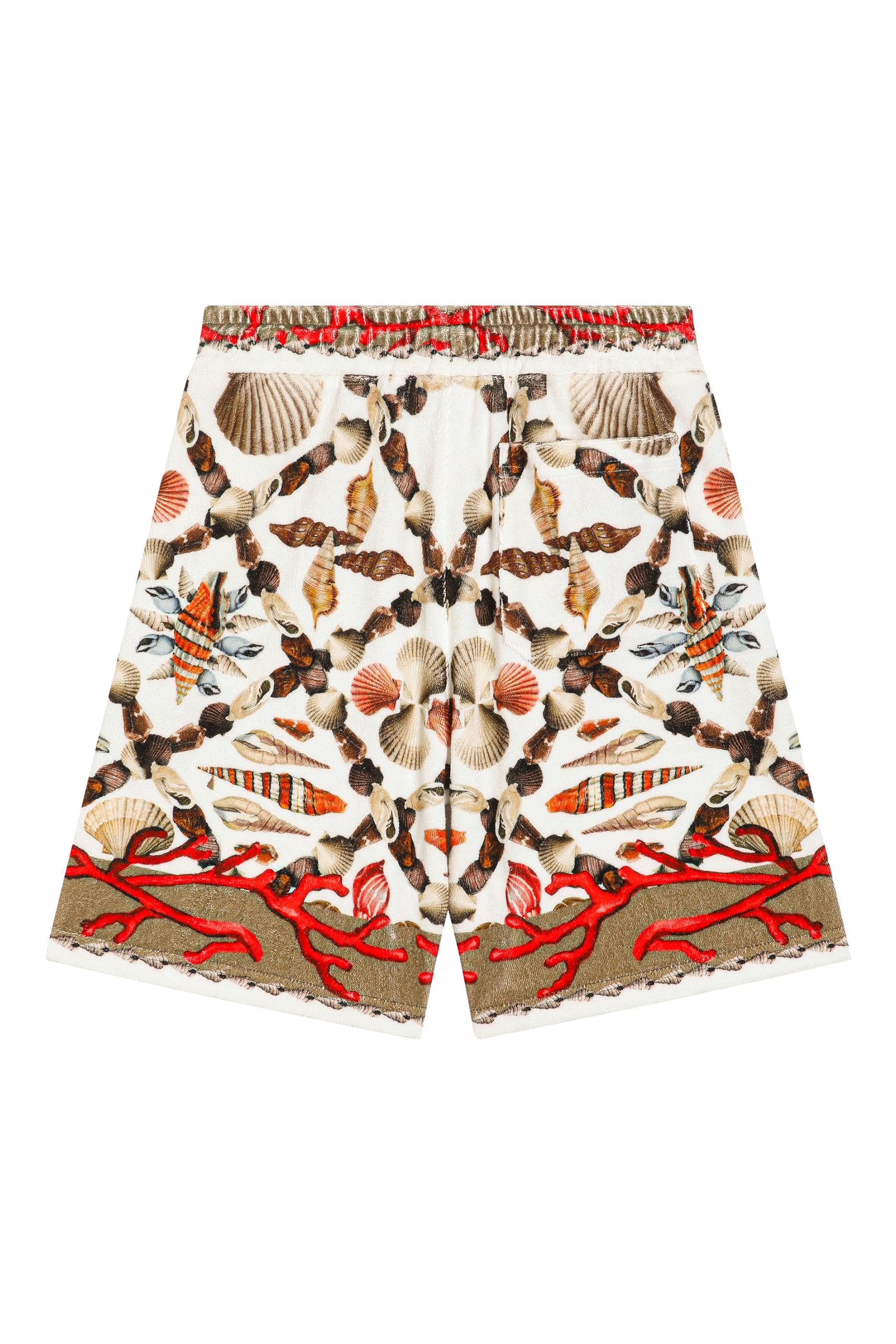 Kids Shell Cotton Bermuda Shorts