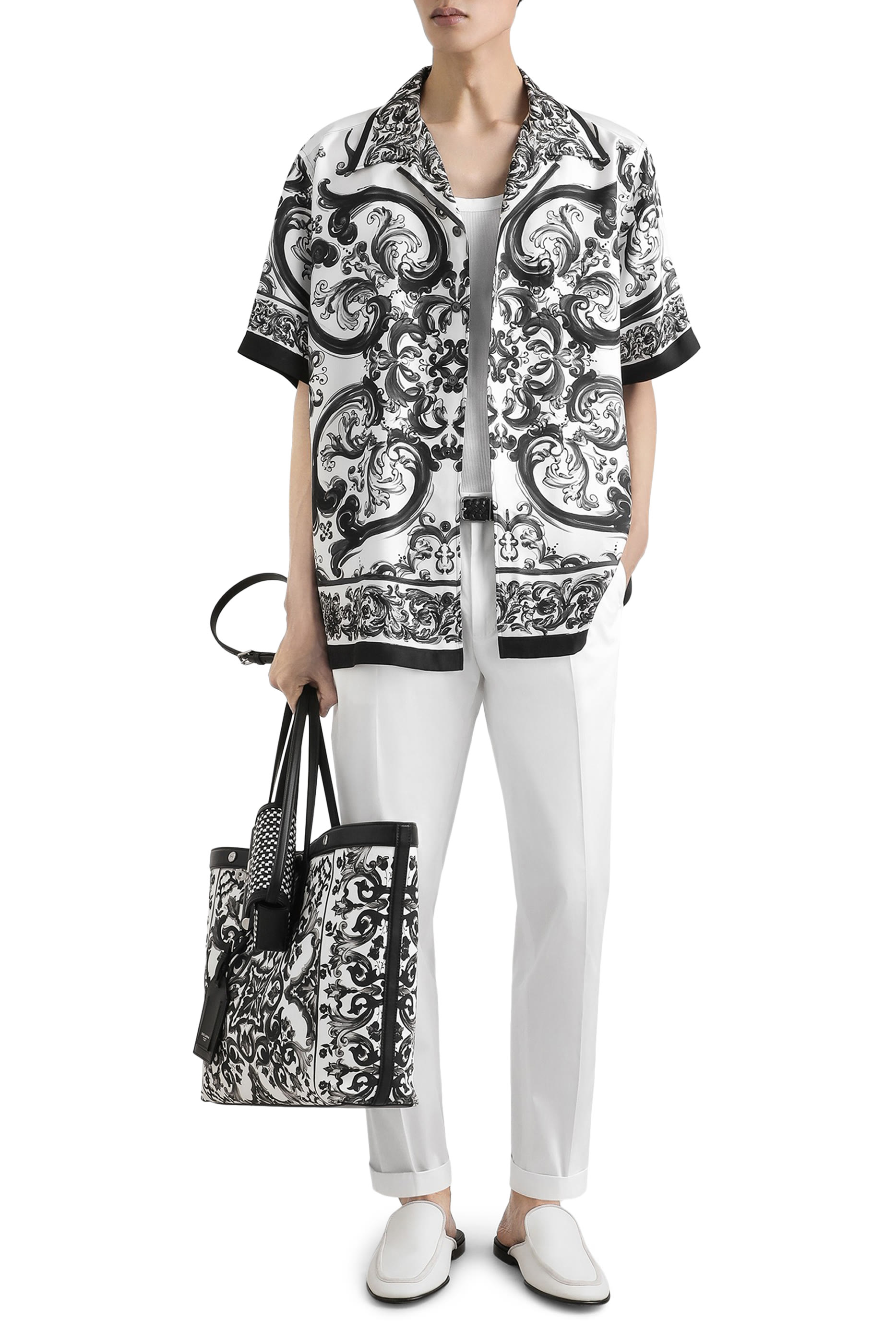 Cotton Gabardine Trousers