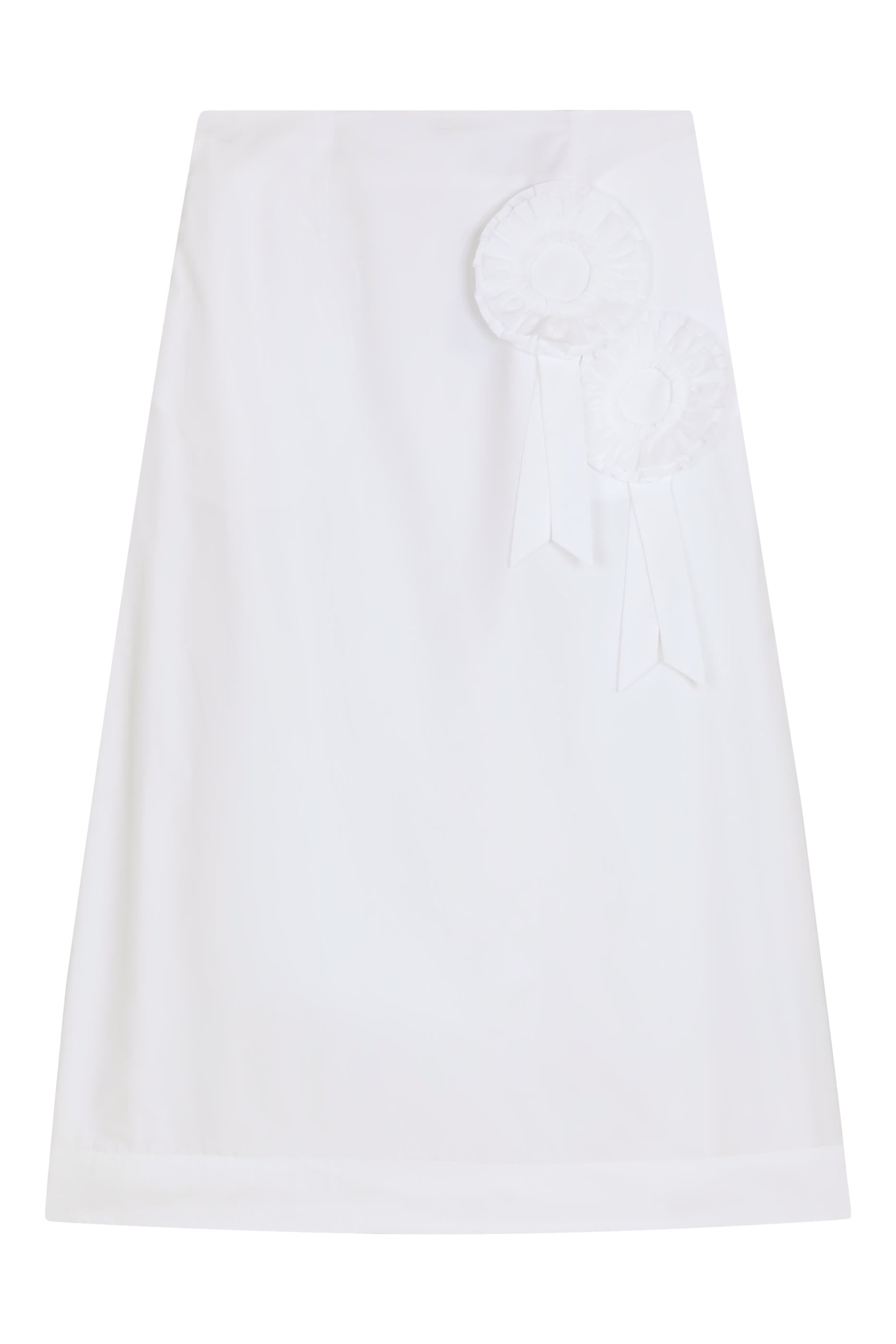 Ribbon Rosette Ripple Skirt 