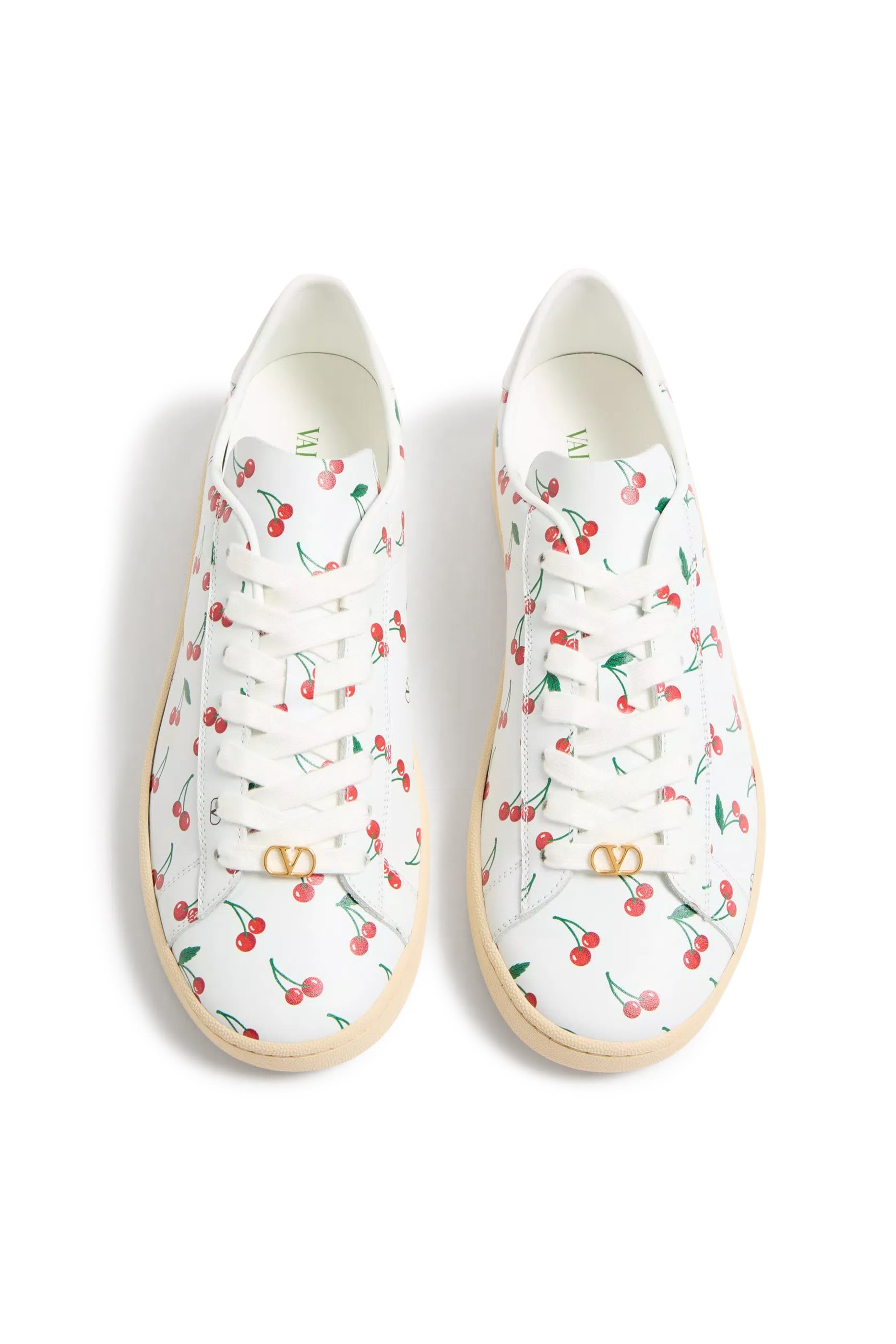 Royco Nappa Calfskin Sneakers with Cherryfic Pattern