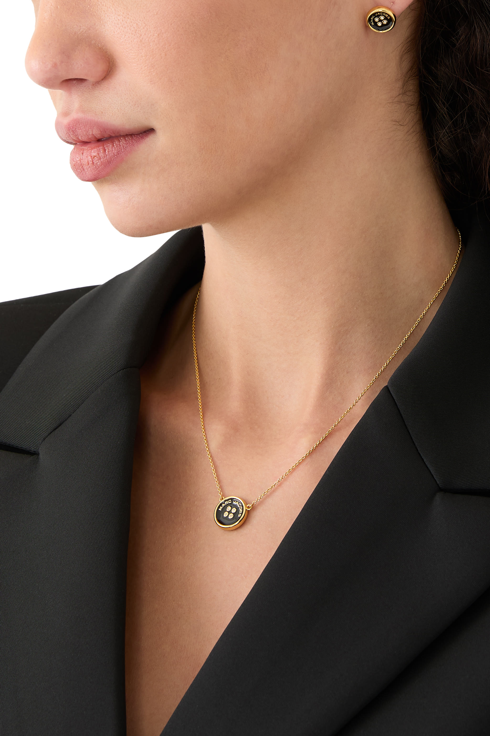 The Button Stud Earrings