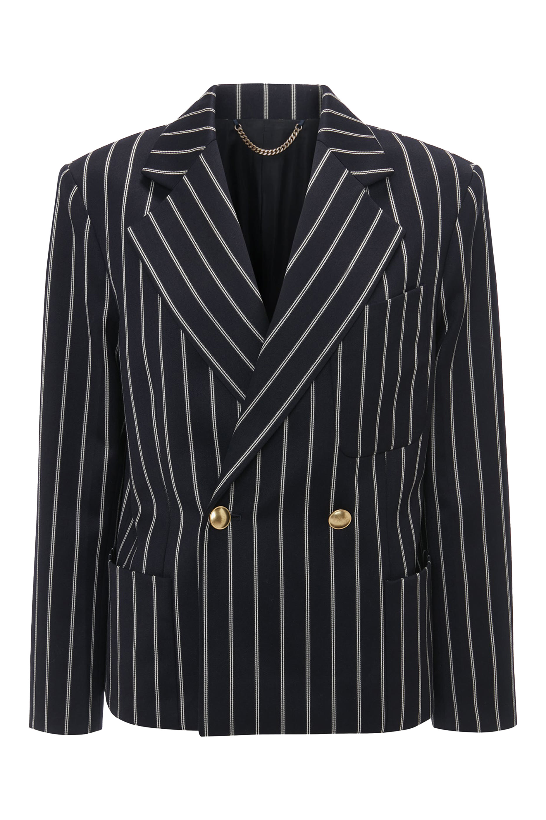 Cropped Double Breasted Jacket