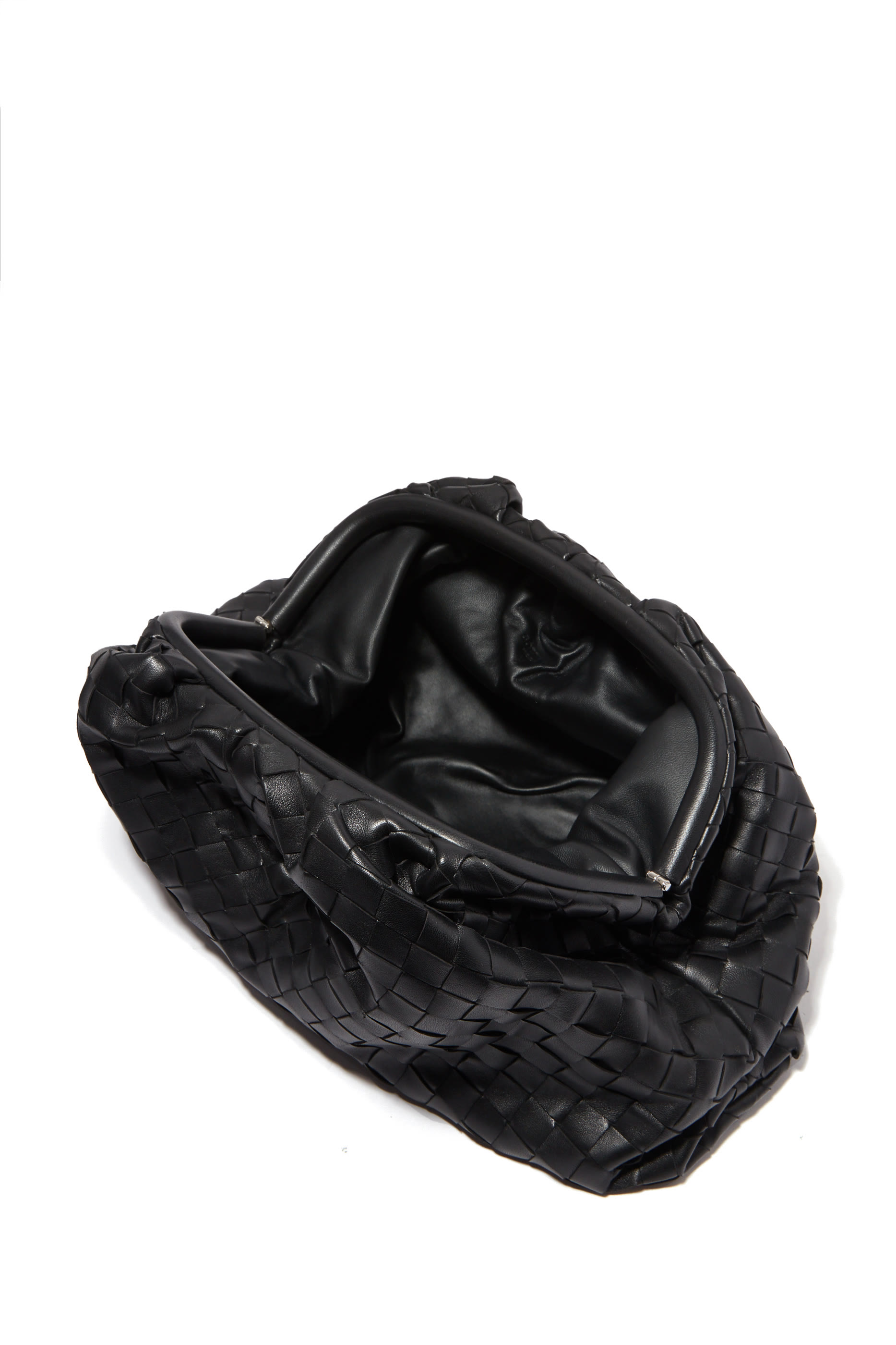 Intrecciato Leather Pouch