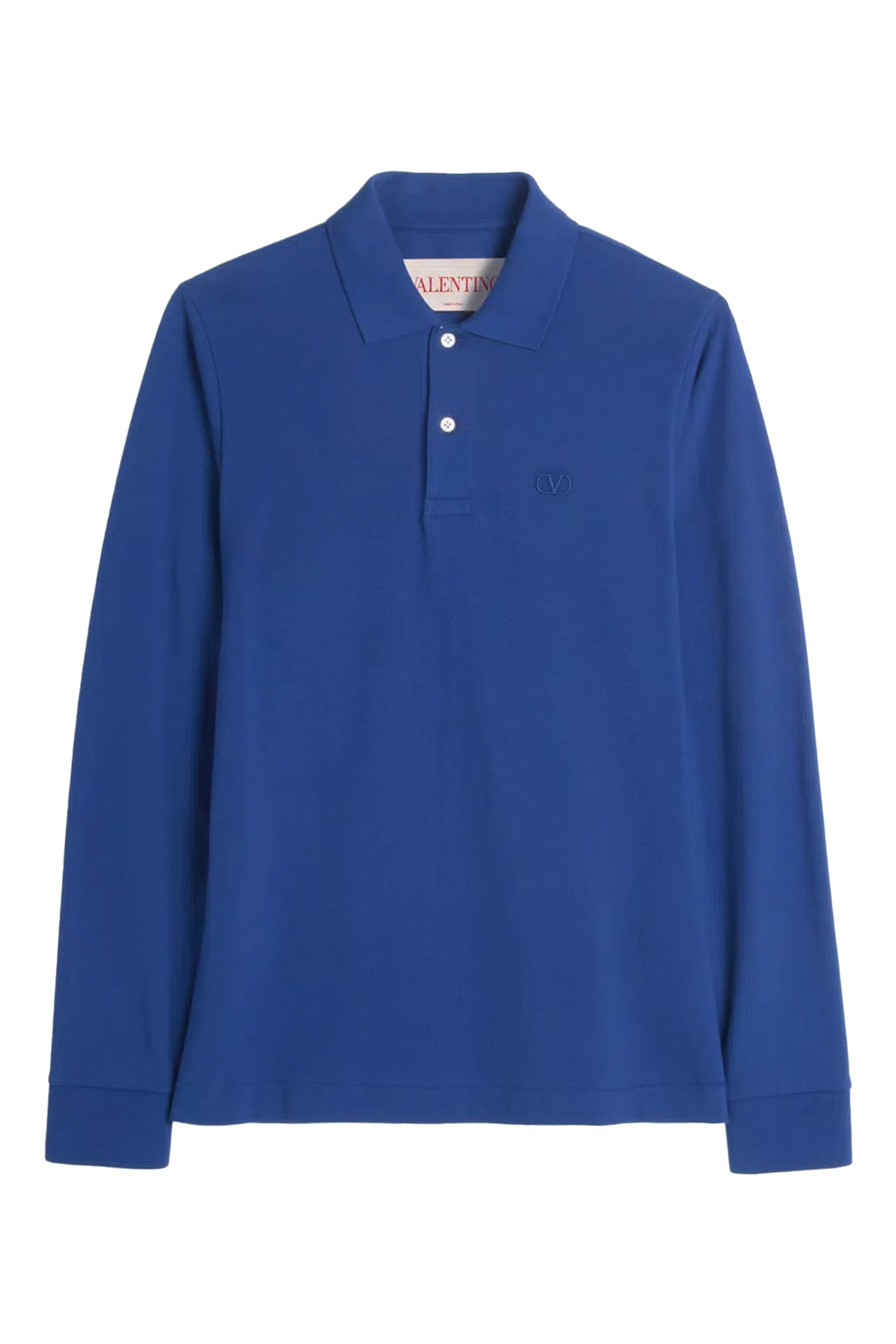 Vlogo Embroidery Cotton Piqué Polo Shirt