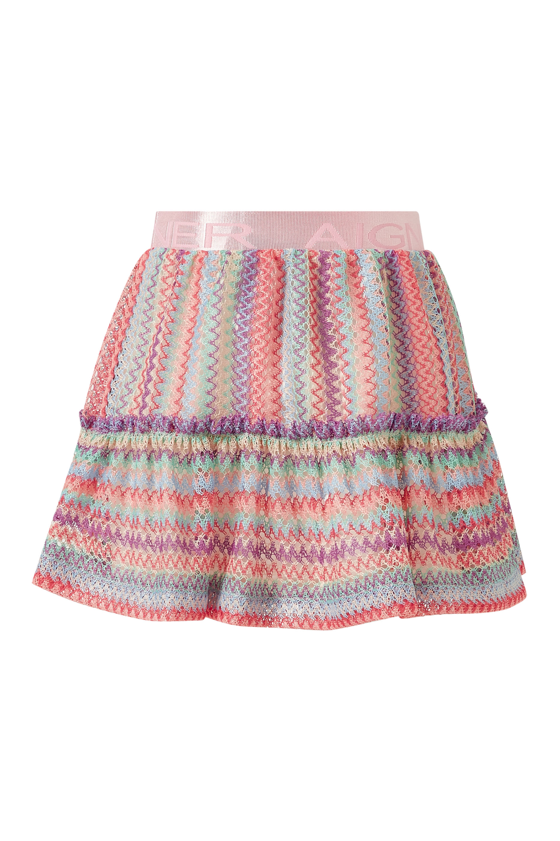 Kids Woven Zig-Zag Skirt