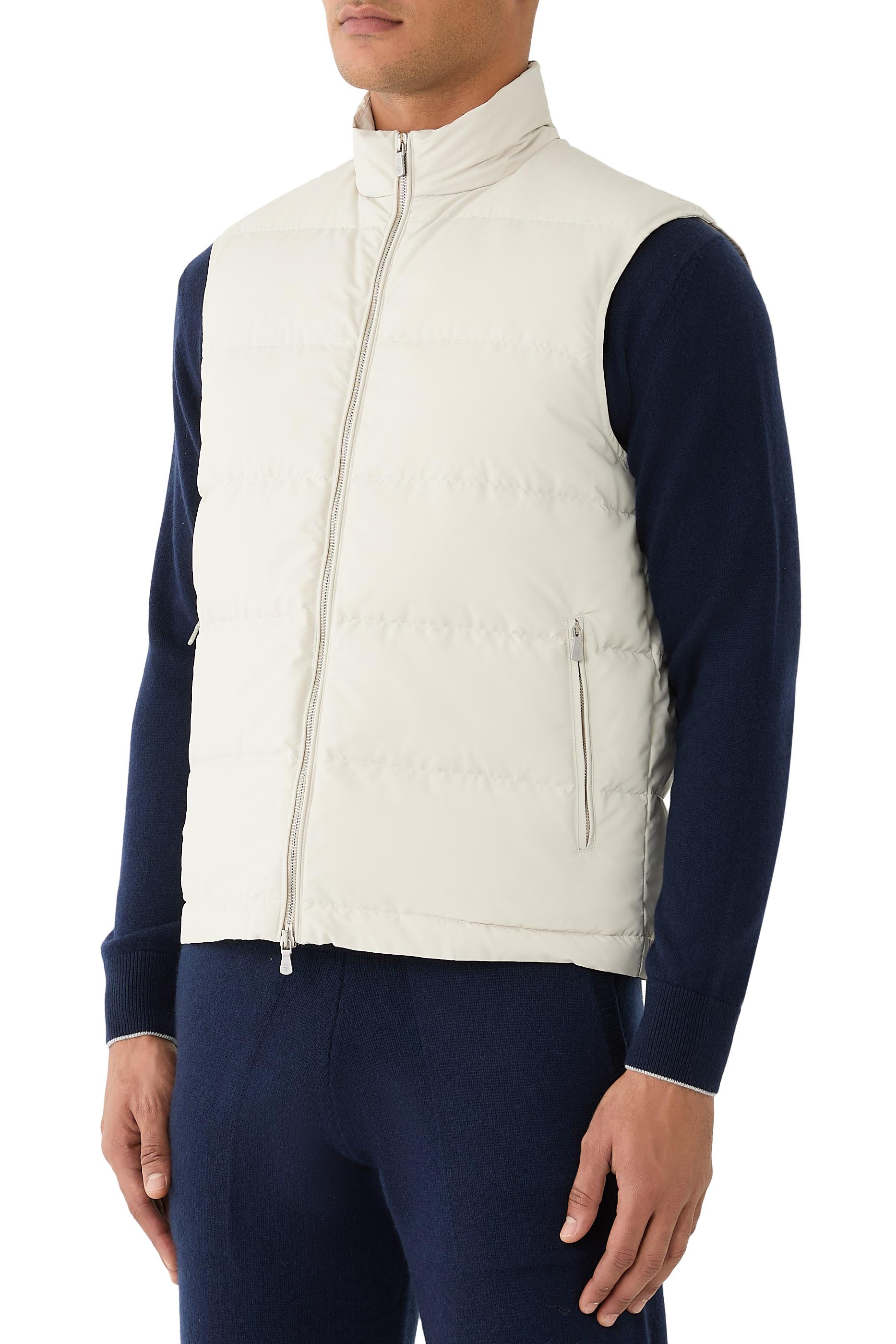 Zip Quilted Gilet