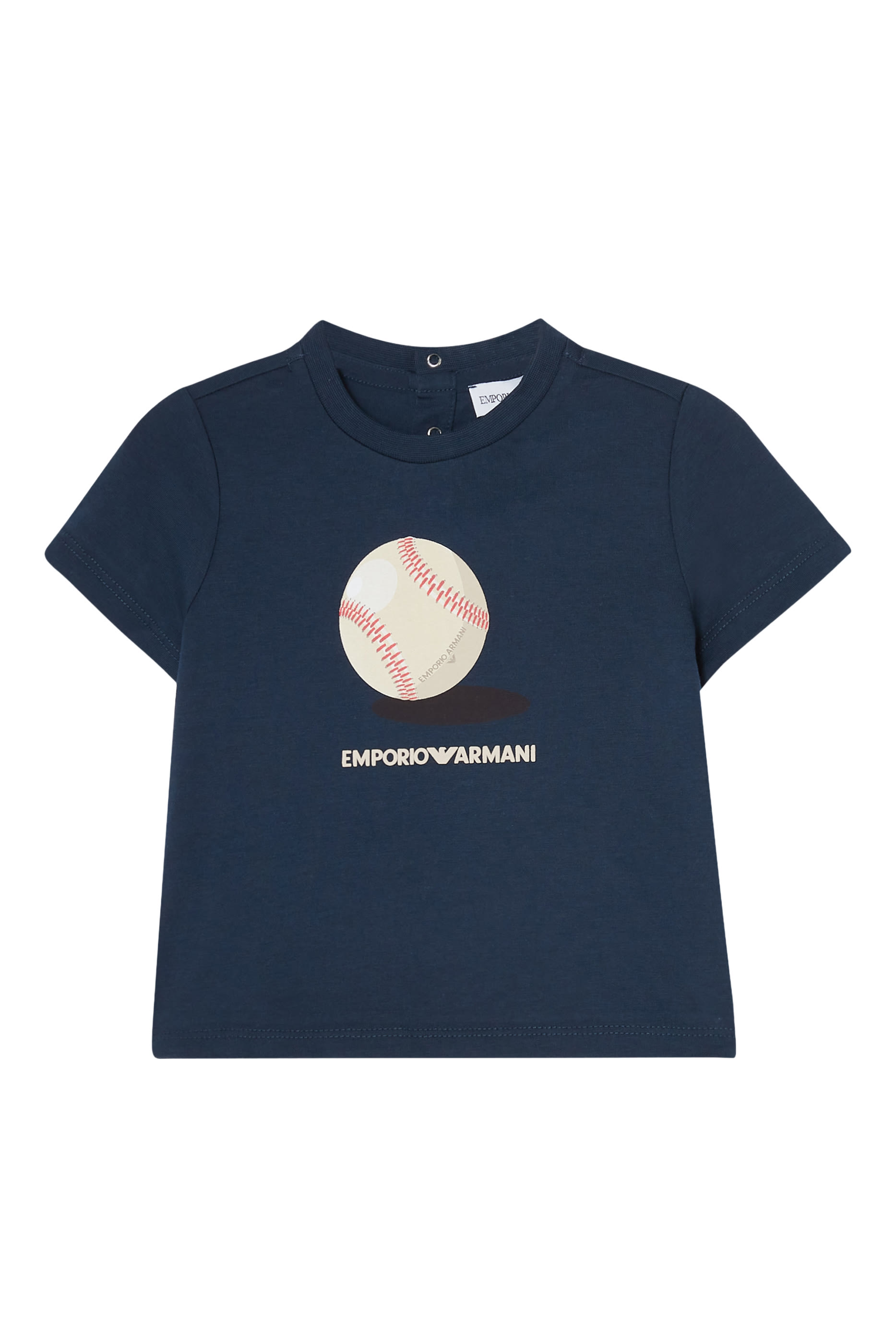 Kids Baseball Print T-Shirt