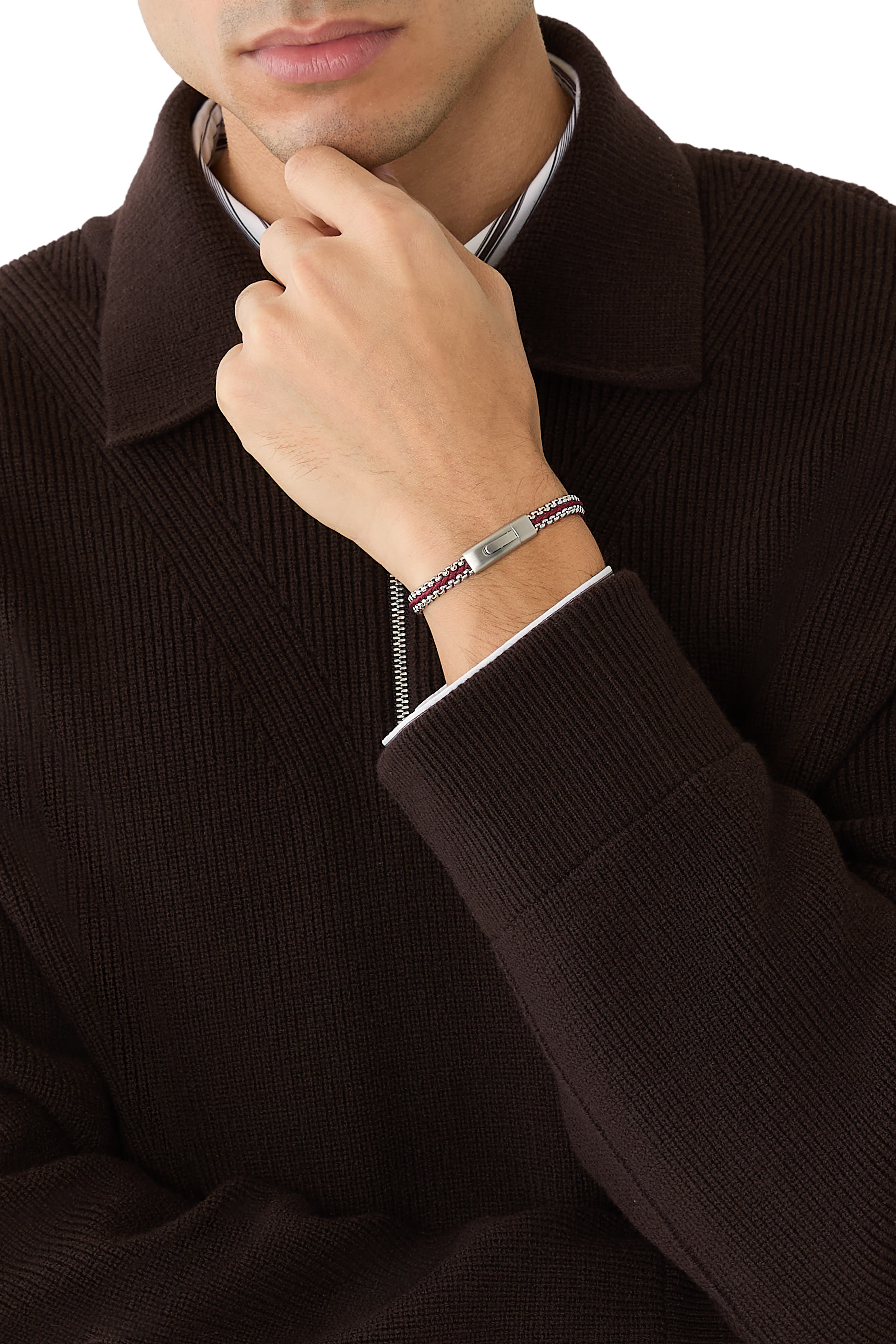 Tris Button Bracelet